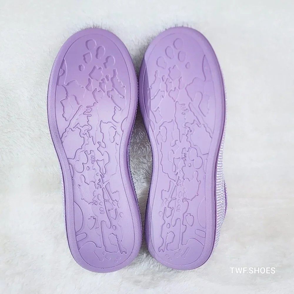 Other Dazzle Cush Lilac Purple Rhinestone Comfy Platform Sneakers Size US 6 / IT 36 - 2 Thumbnail