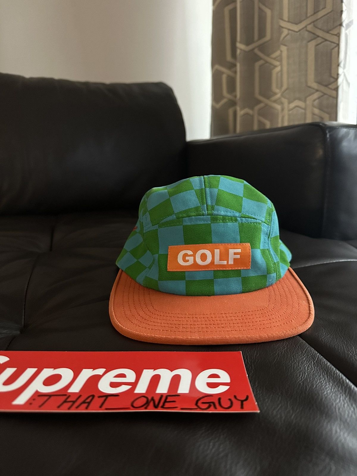 Golf wang best sale checkered hat