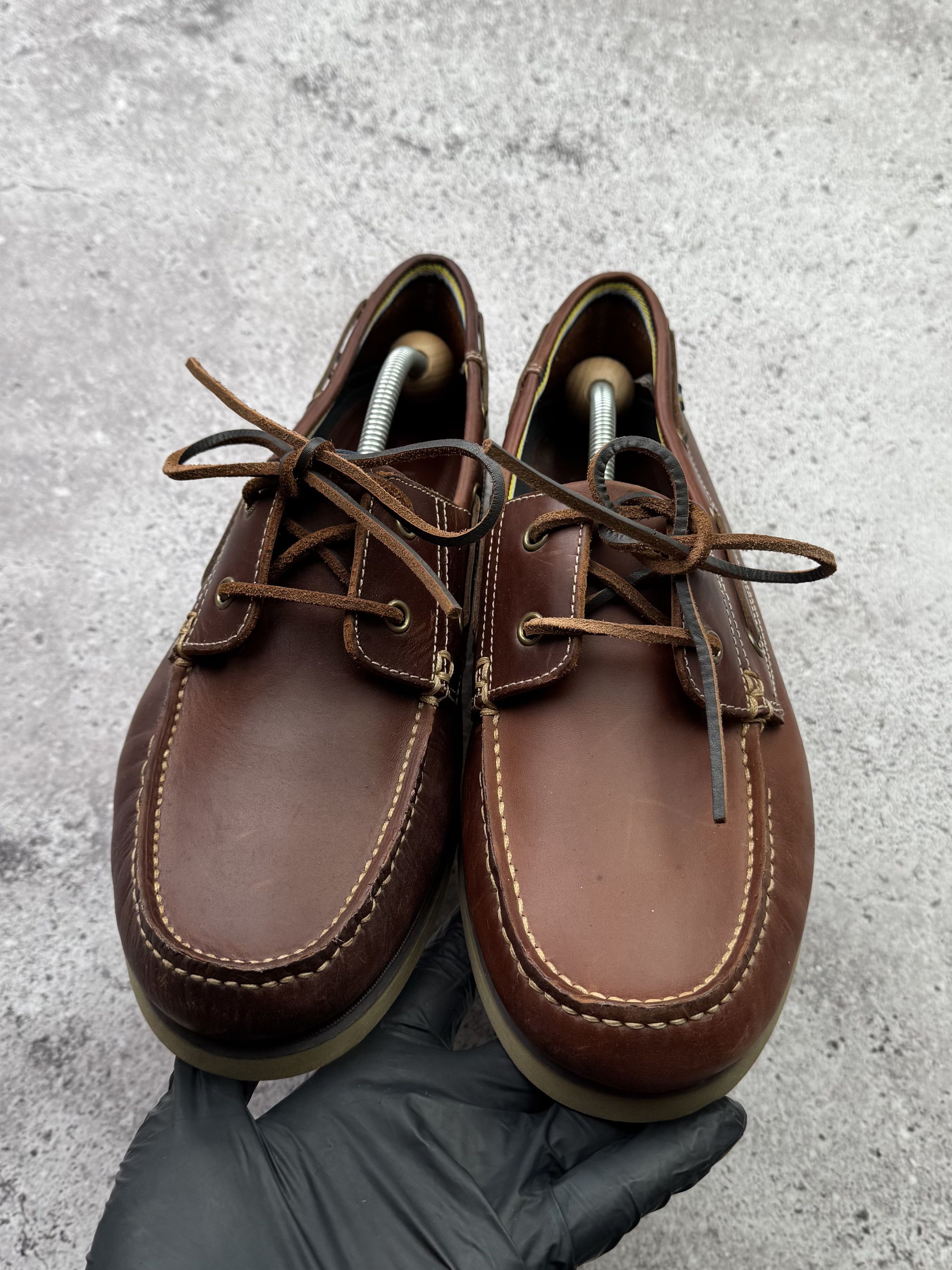 Guidi Vintage Leather Top Sider Guidi STYLE C614(V130) Size US 12 / EU 45 - 7 Thumbnail