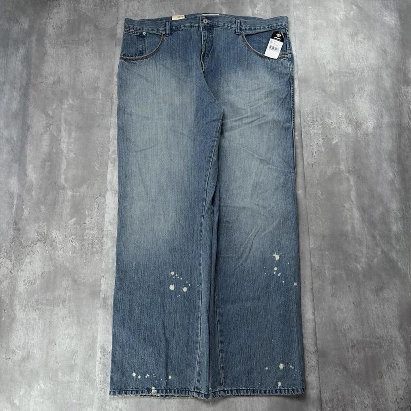 Pelle Pelle Y2K Pelle Pelle Grunge Baggy Deadstock Skater Denim Jeans Size US 34 / EU 50 - 2 Thumbnail