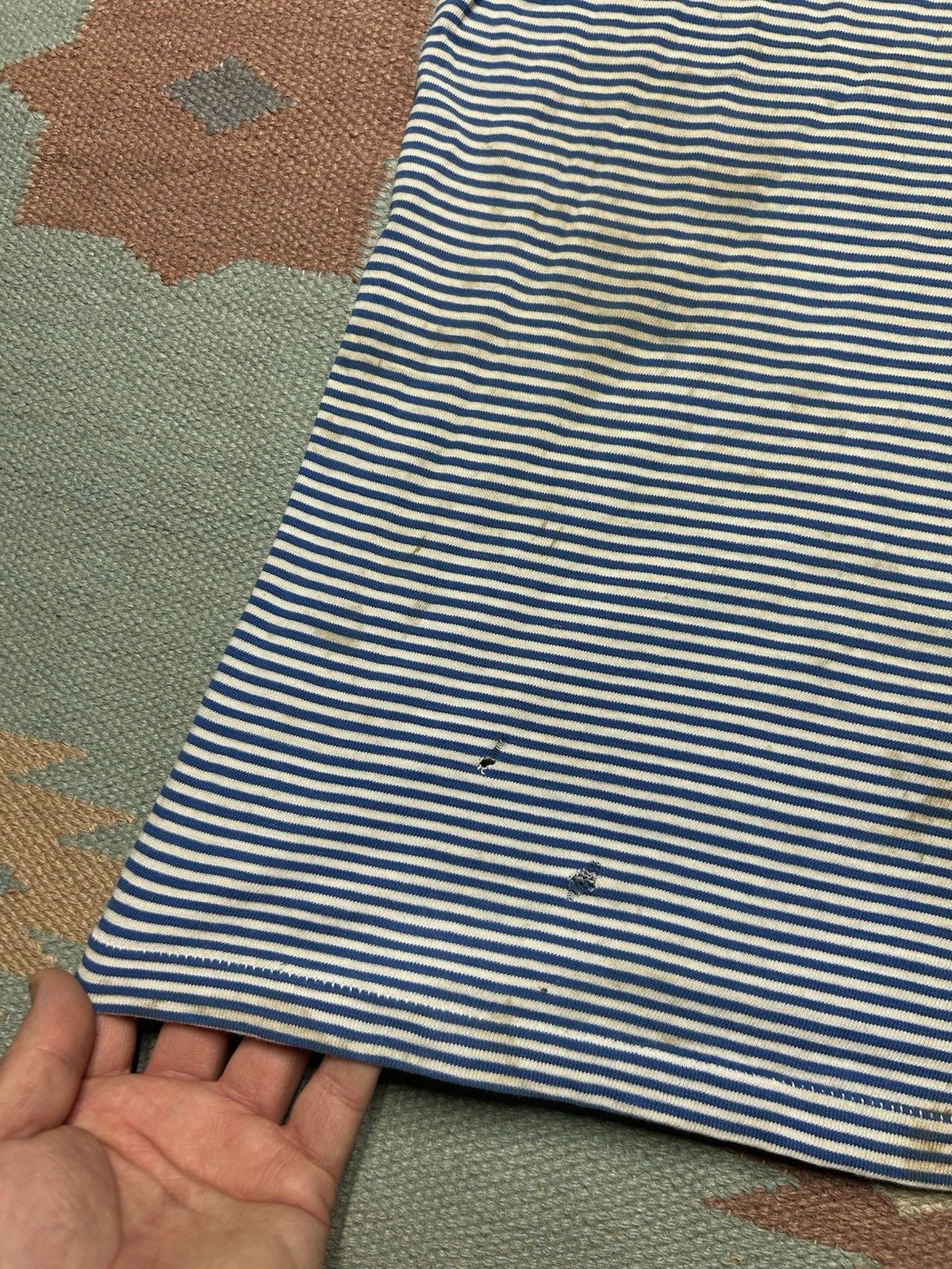 Vintage 60s striped t shirt Penneys Towncraft distress grunge soft S Size US S / EU 44-46 / 1 - 9 Thumbnail