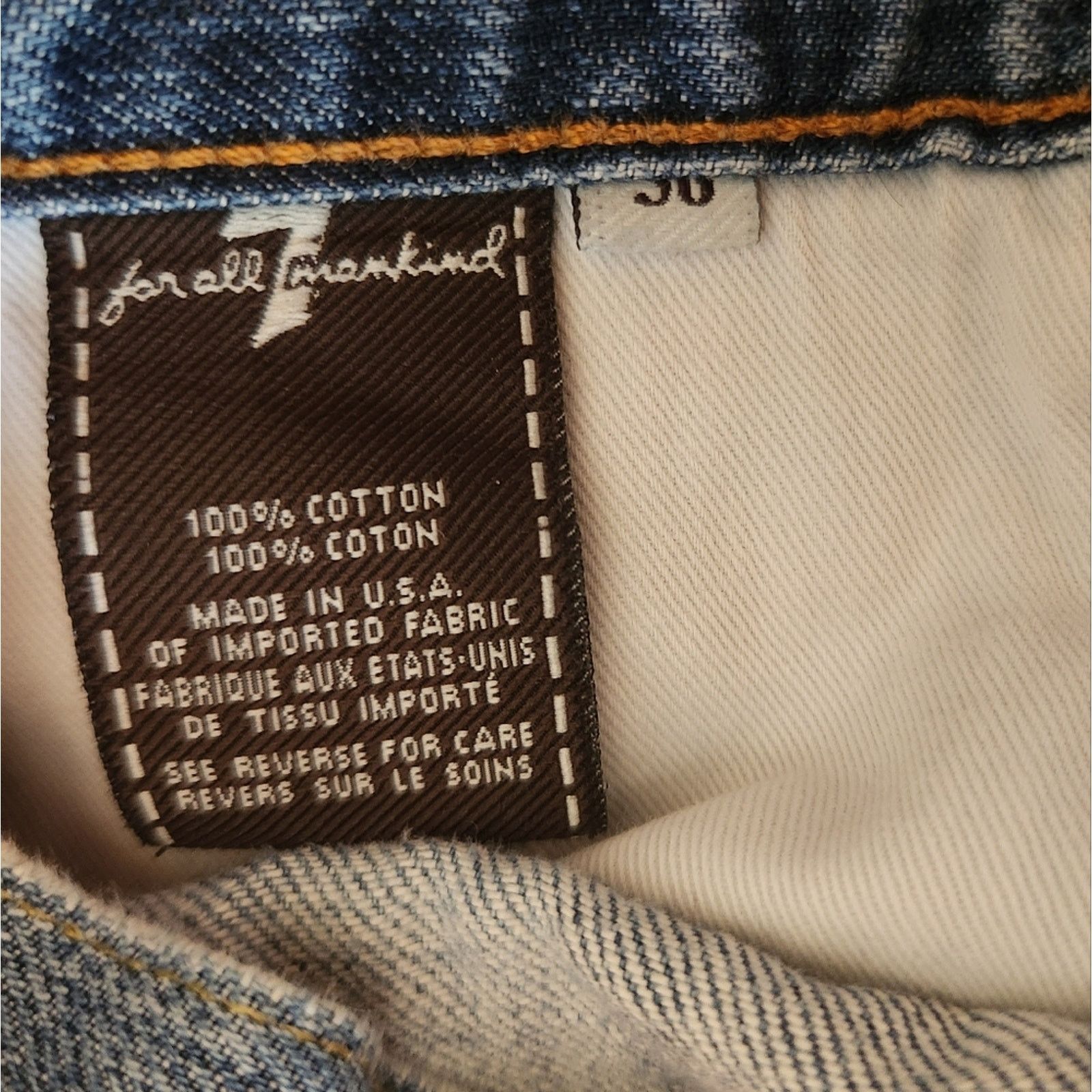 7 For All Mankind 7 For All Mankind Mens Relaxed fit jeans 36 Size US 36 / EU 52 - 4 Thumbnail