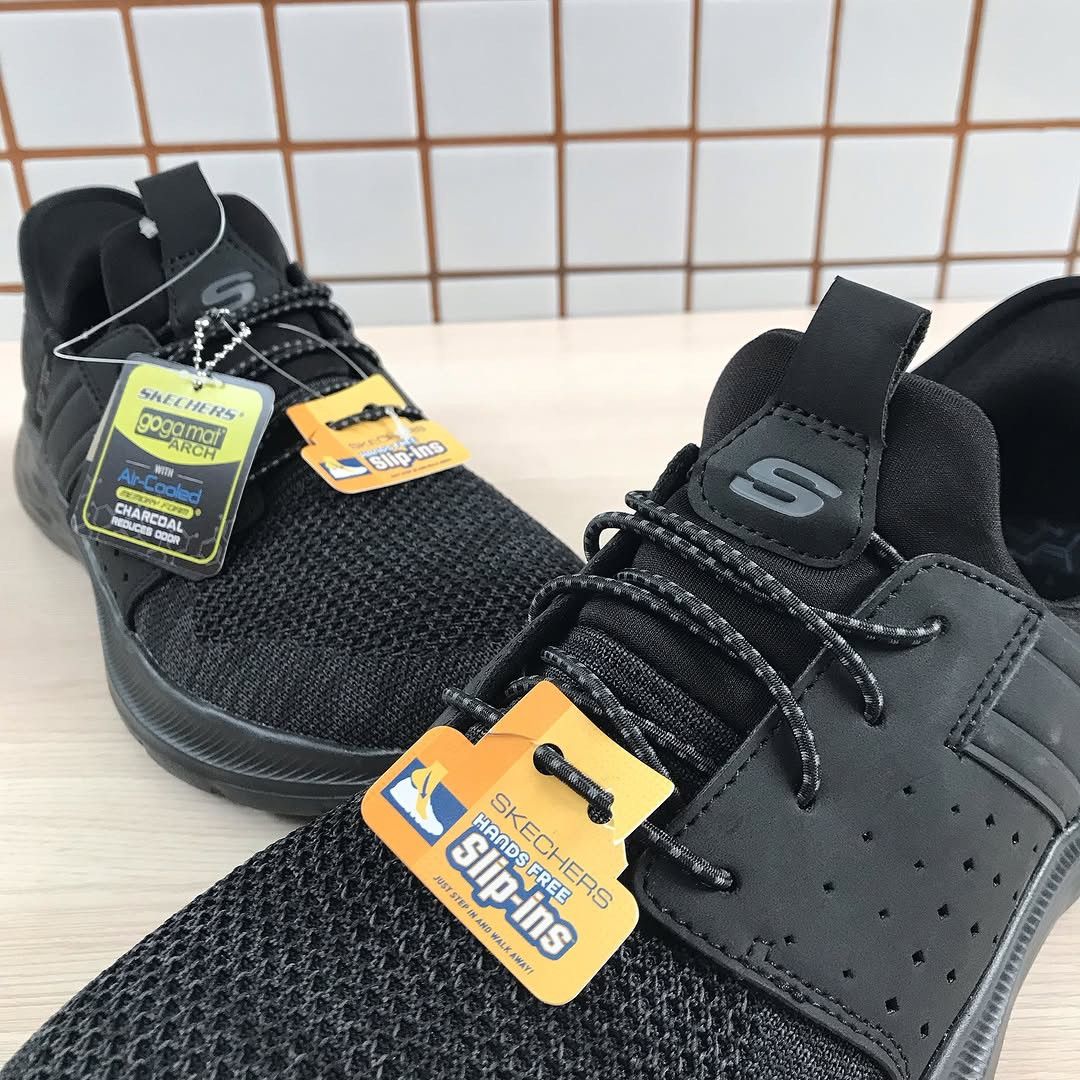 Skechers men’s in black sneakers 210803/BBK GARNER Size 41