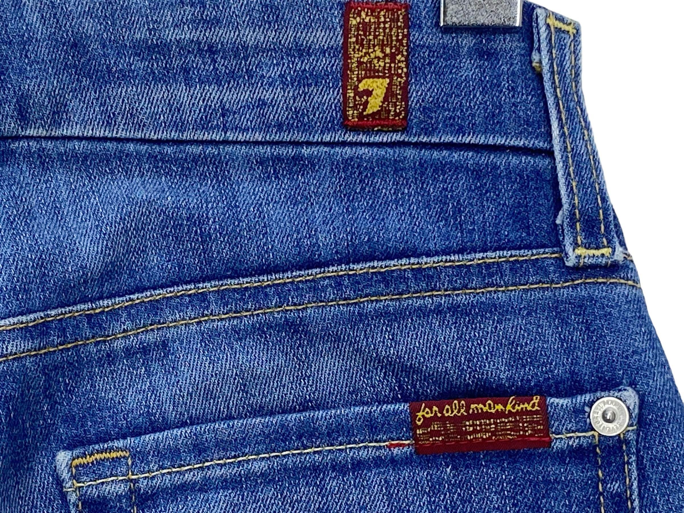 7 For All Mankind × Japanese Brand 7 for all mankind Flare Jeans Size 23" - 10 Thumbnail