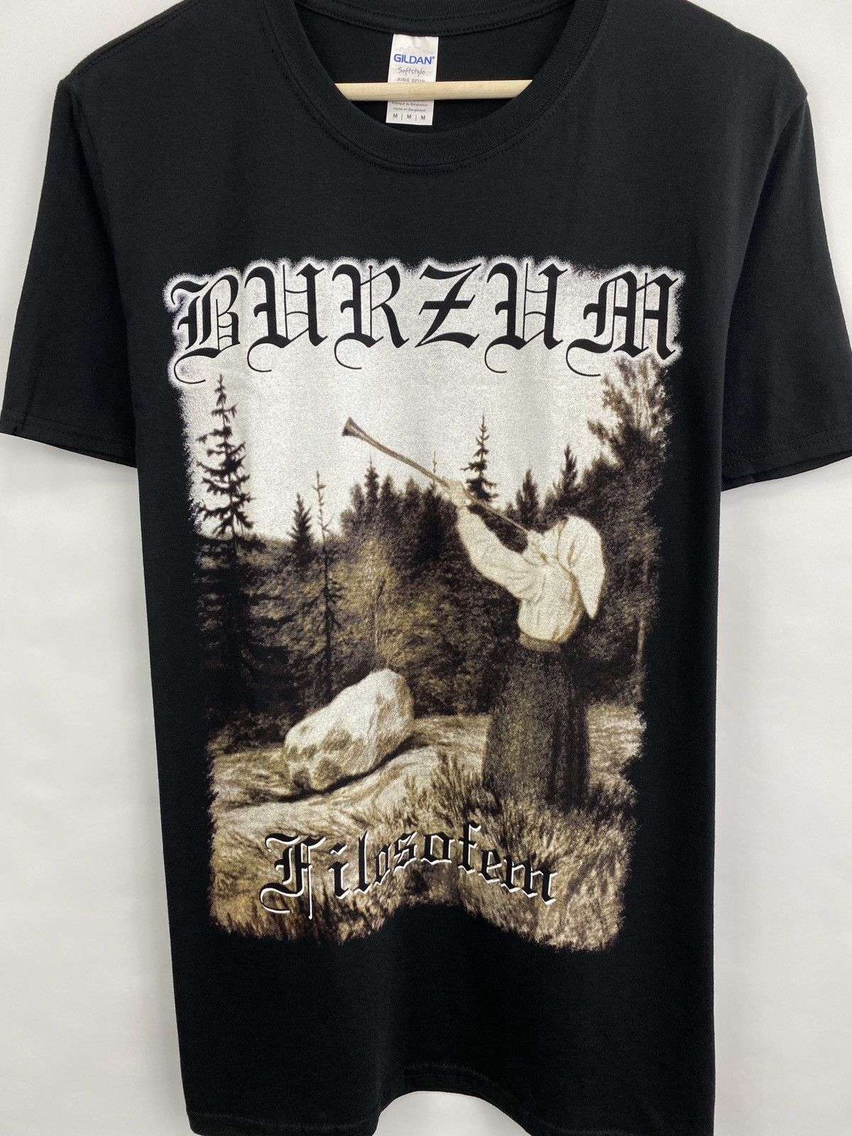 Gildan Vintage Burzum Filosofem Blackmetal T-Shirts Rare Size US M / EU 48-50 / 2 - 4 Thumbnail