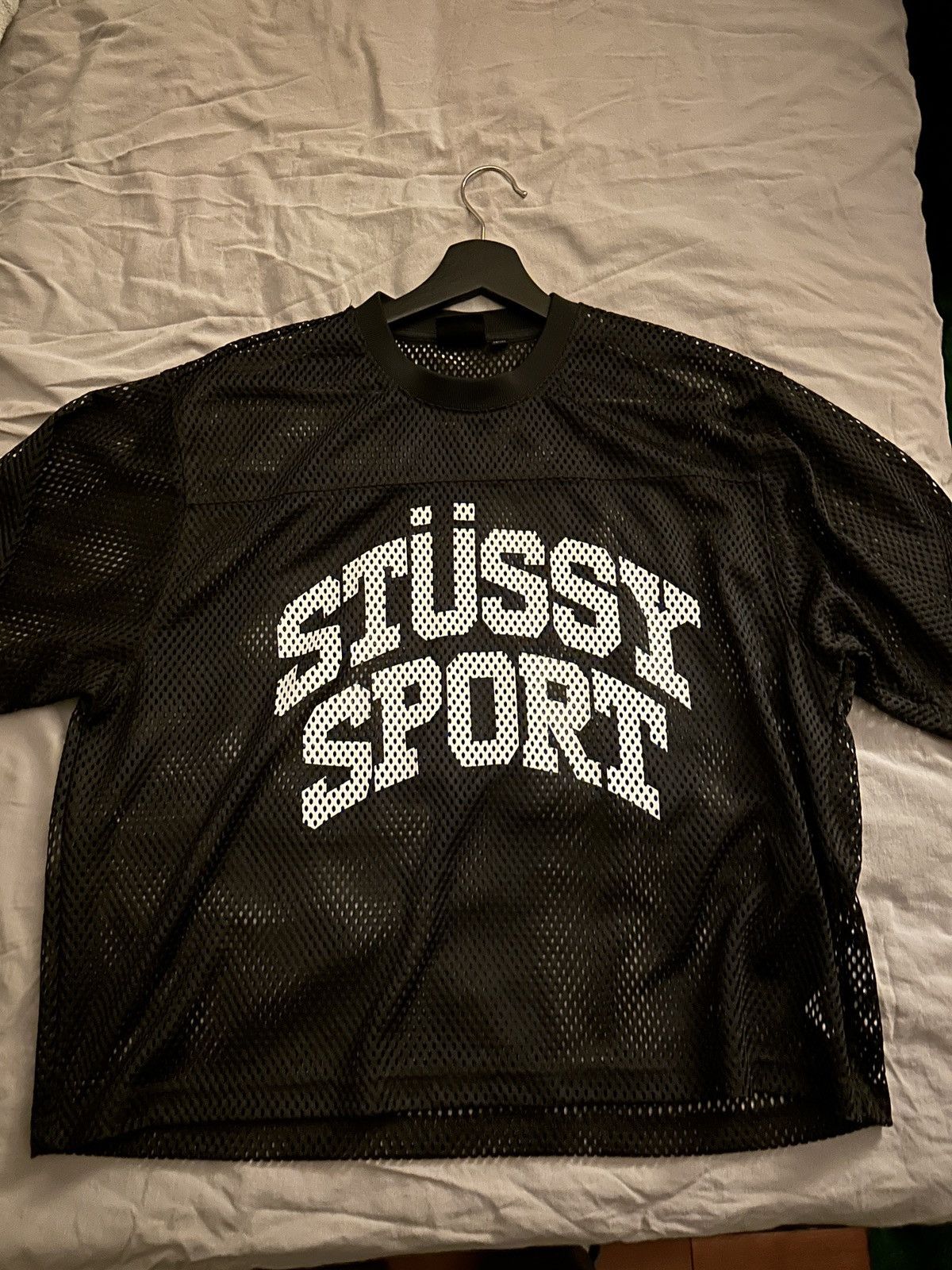 Stussy STUSSY TEAM 80 JERSEY BLACK | Grailed