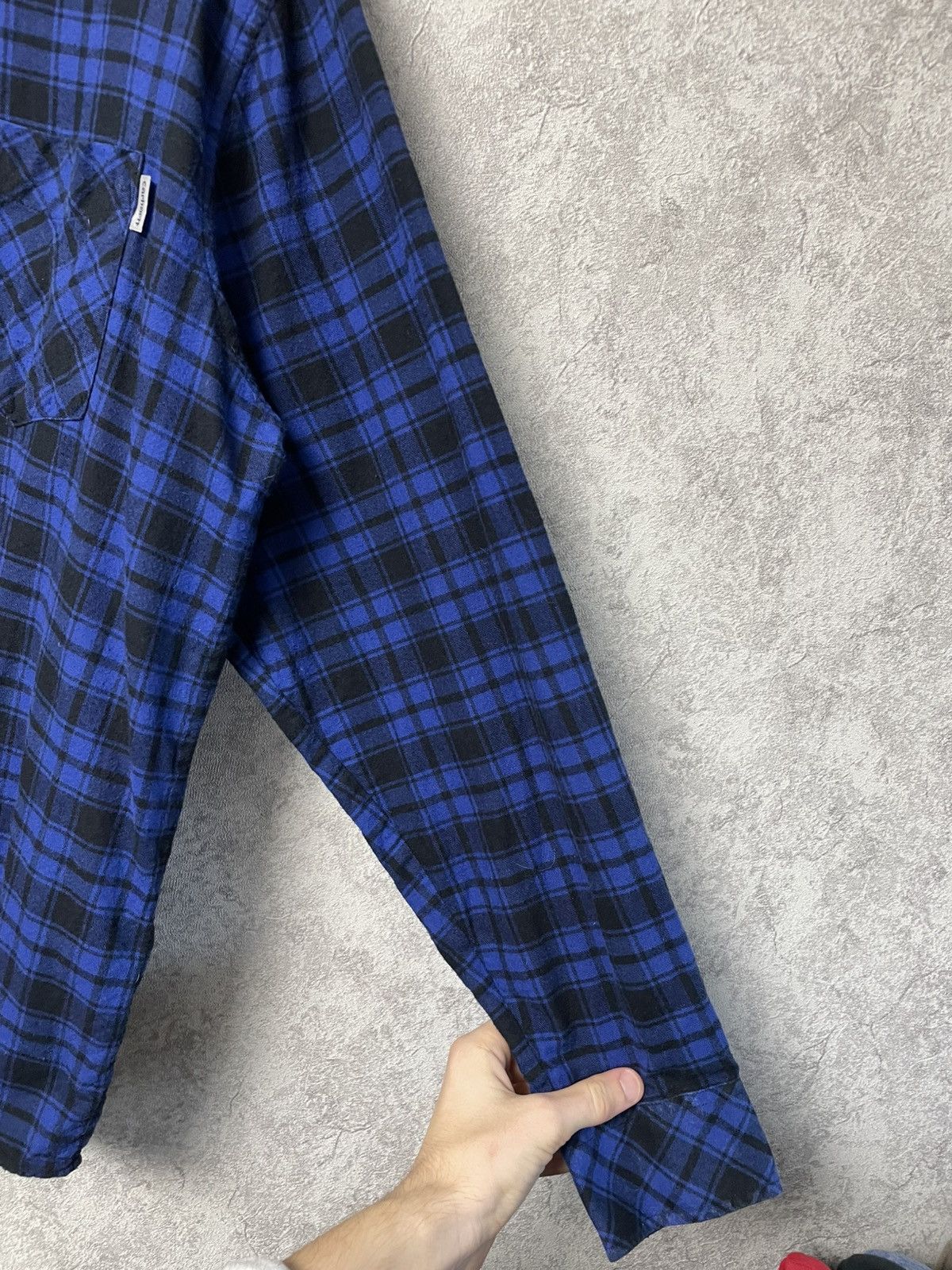 Carhartt Carhartt Blue Flannel Long Sleeve Button-Up Shirt Size US XL / EU 56 / 4 - 6 Thumbnail