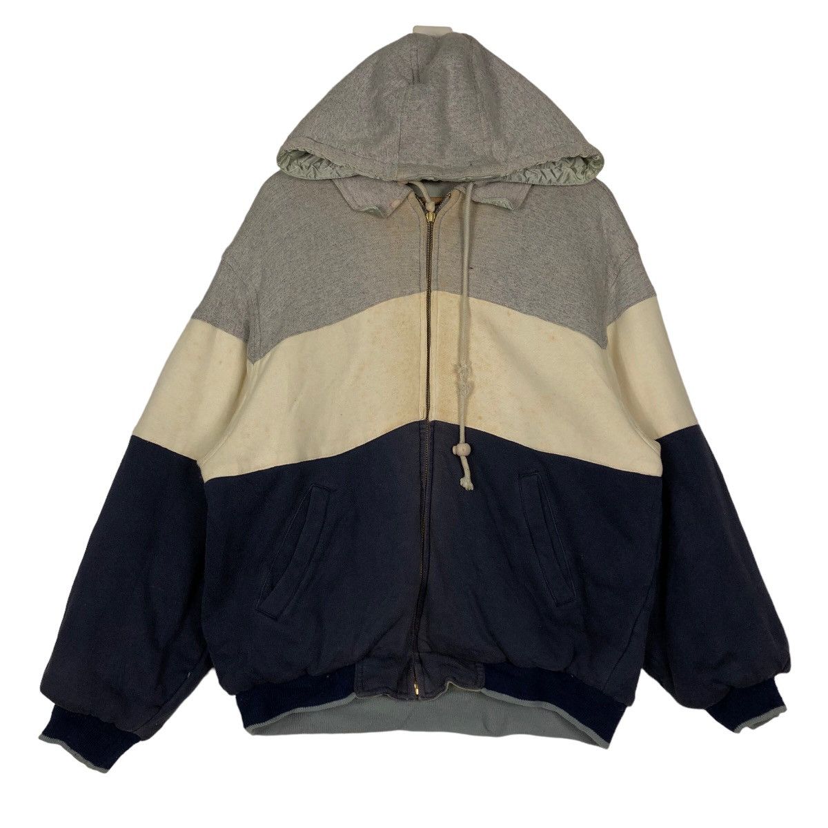 Japanese Brand 🔥Reversible Bomber Jacket American Sport No Time Lose Size US M / EU 48-50 / 2 - 1 Thumbnail