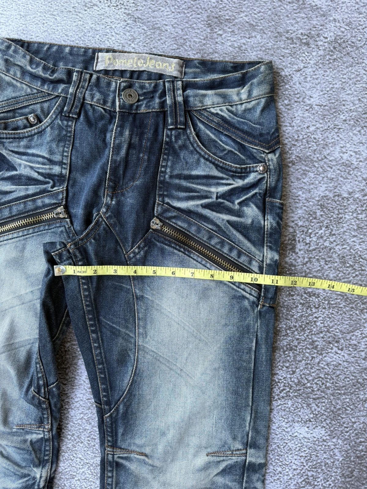 20471120 × Beauty Beast × Japanese Brand Pomelo jeans denim multizip ifsixwas kmrii styled Size US 30 / EU 46 - 13 Thumbnail
