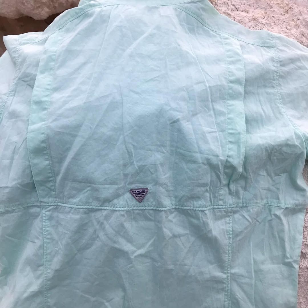 Columbia × Hysteric Glamour Columbia Natural organic Sea Blue Columbia Hunting shirt Size US M / EU 48-50 / 2 - 6 Thumbnail