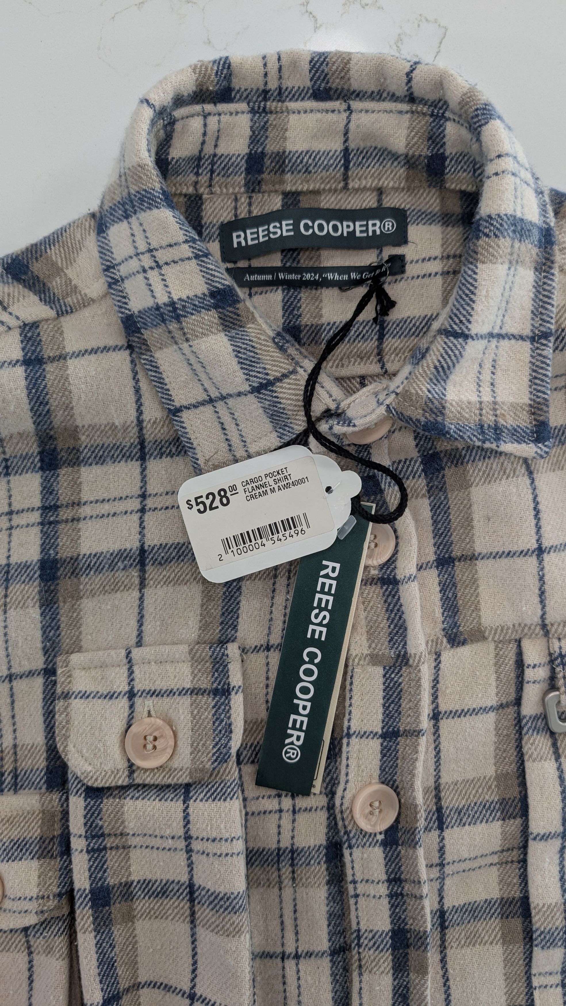 Reese Cooper Reese Cooper Heavyweight 3D Pocket Flannel Shirt Plaid Size US M / EU 48-50 / 2 - 3 Thumbnail
