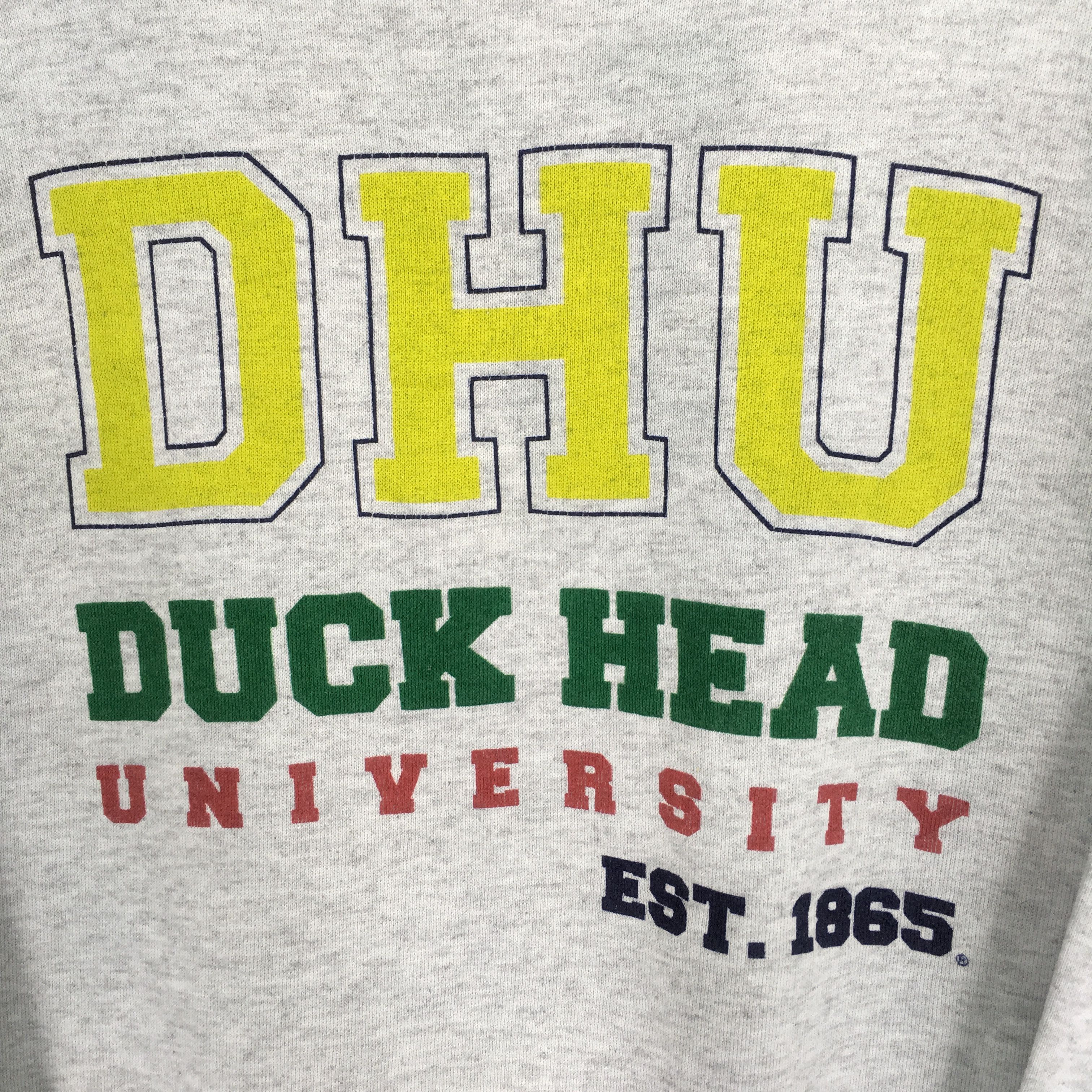 Vintage Vintage Duck Head University Grey Sweatshirt - 445 Size US XL / EU 56 / 4 - 4 Thumbnail