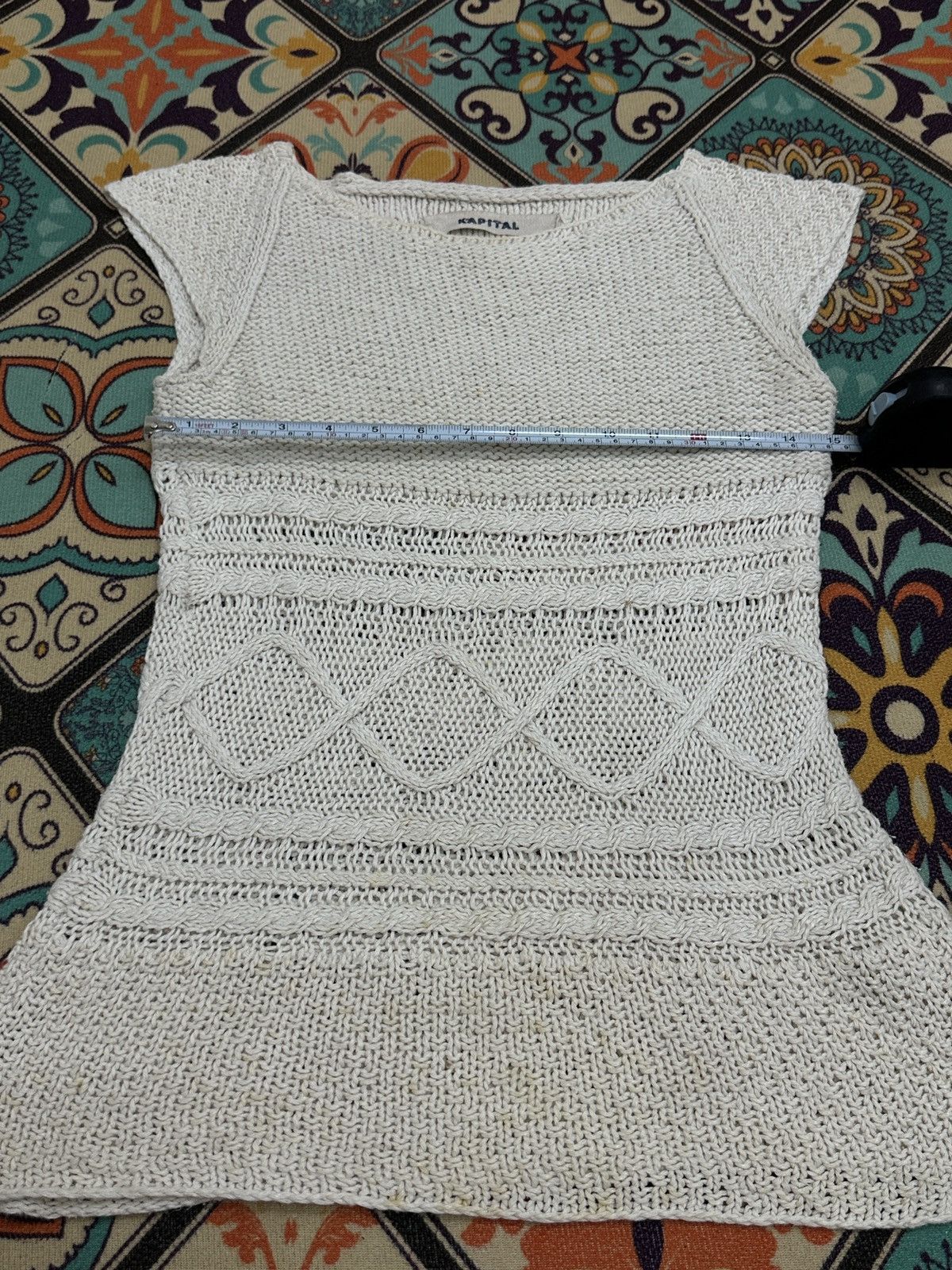 Kapital Kapital Crochet Sleveeles Blouse Shirt Size US M / EU 48-50 / 2 - 12 Thumbnail