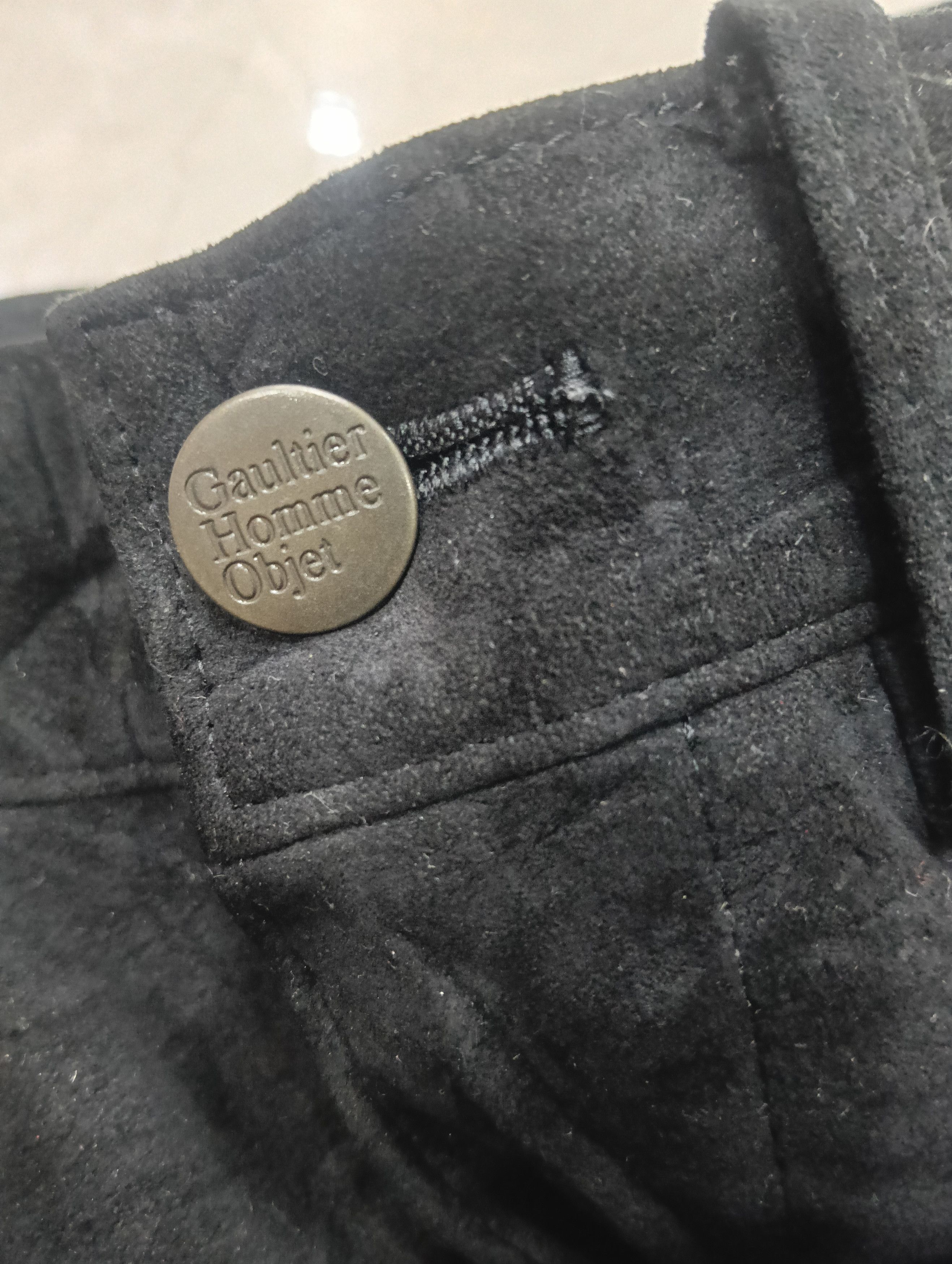 Designer × Gaultier Homme Objet × Jean Paul Gaultier Gaultier Homme Object Pant Like Velvet Size US 27 - 6 Thumbnail