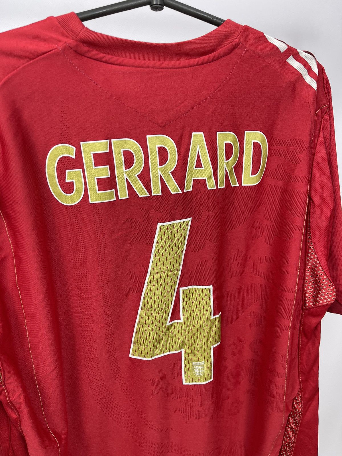 Umbro × Vintage England Football Shirt Jersey 2006-2008 GERRARD #4 Size XL Size US XL / EU 56 / 4 - 6 Thumbnail