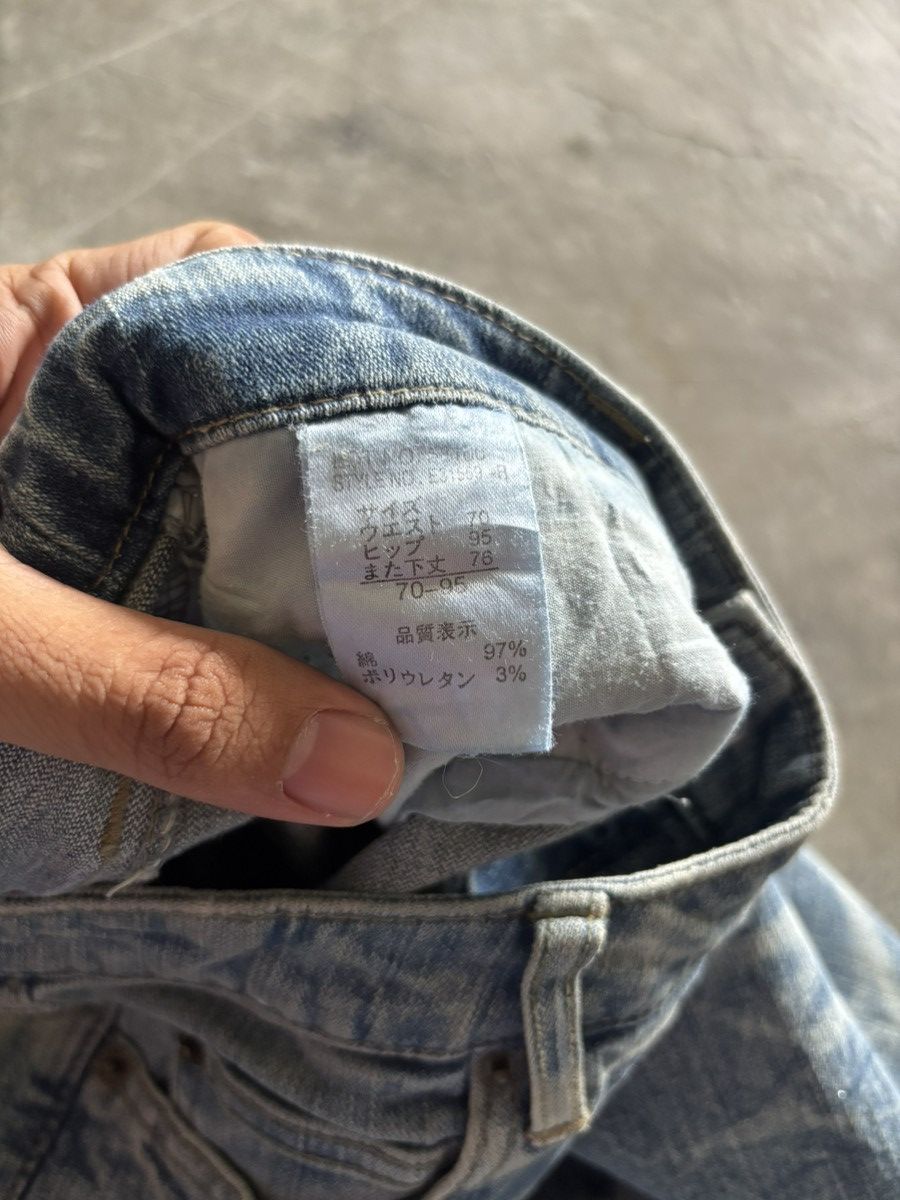 If Six Was Nine Flared glitter whiskered honeycomb fade style japanese denim Size US 30 / EU 46 - 6 Thumbnail