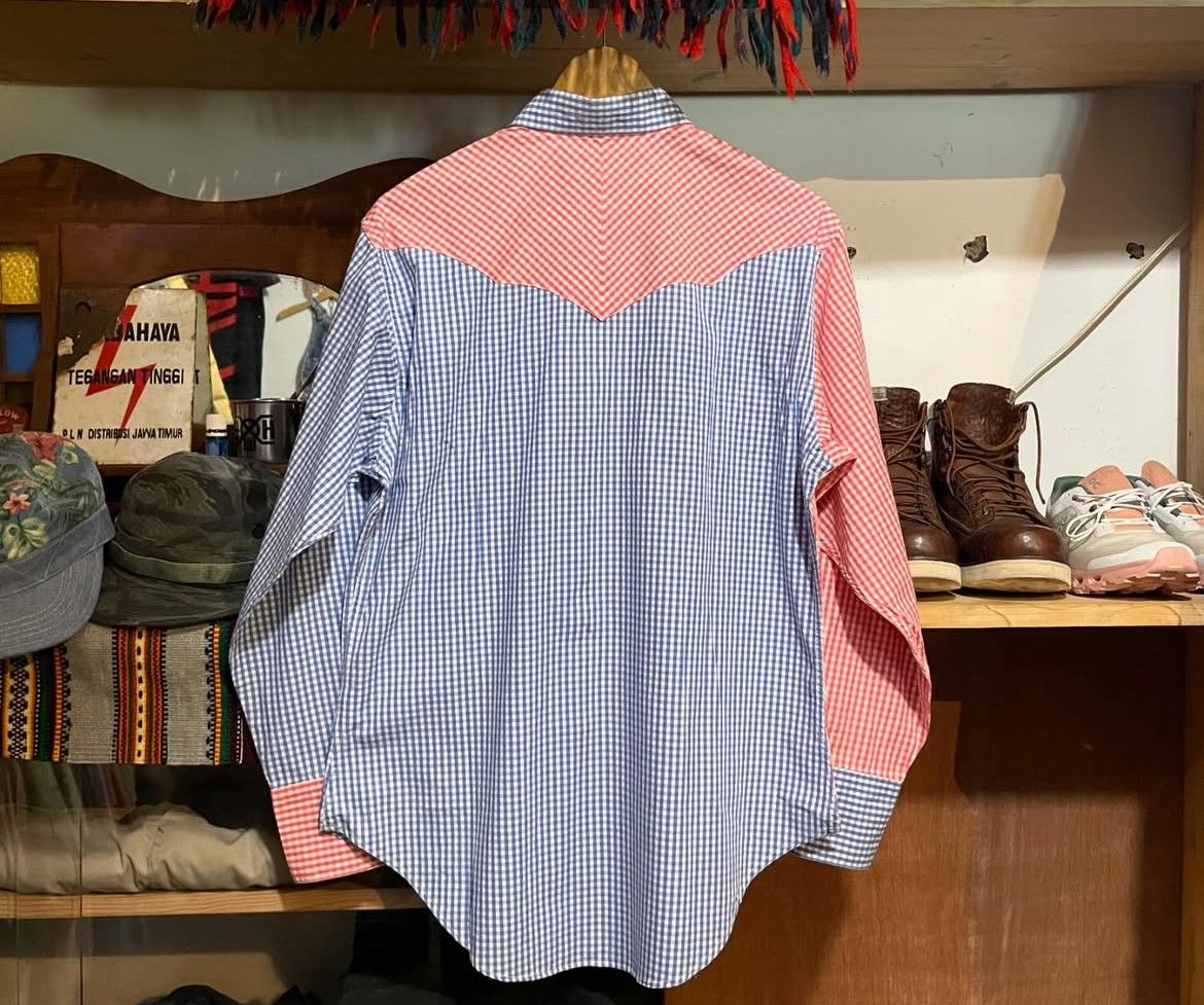 Sugar Cane 2000s Sugar Cane Toyo Enterprise Gingham Check Western Shirt Size US M / EU 48-50 / 2 - 3 Thumbnail