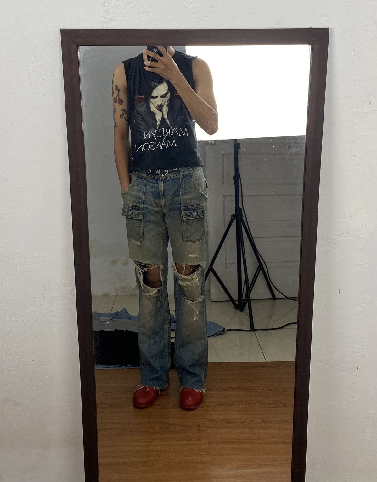 Marilyn manson crop sleeveless