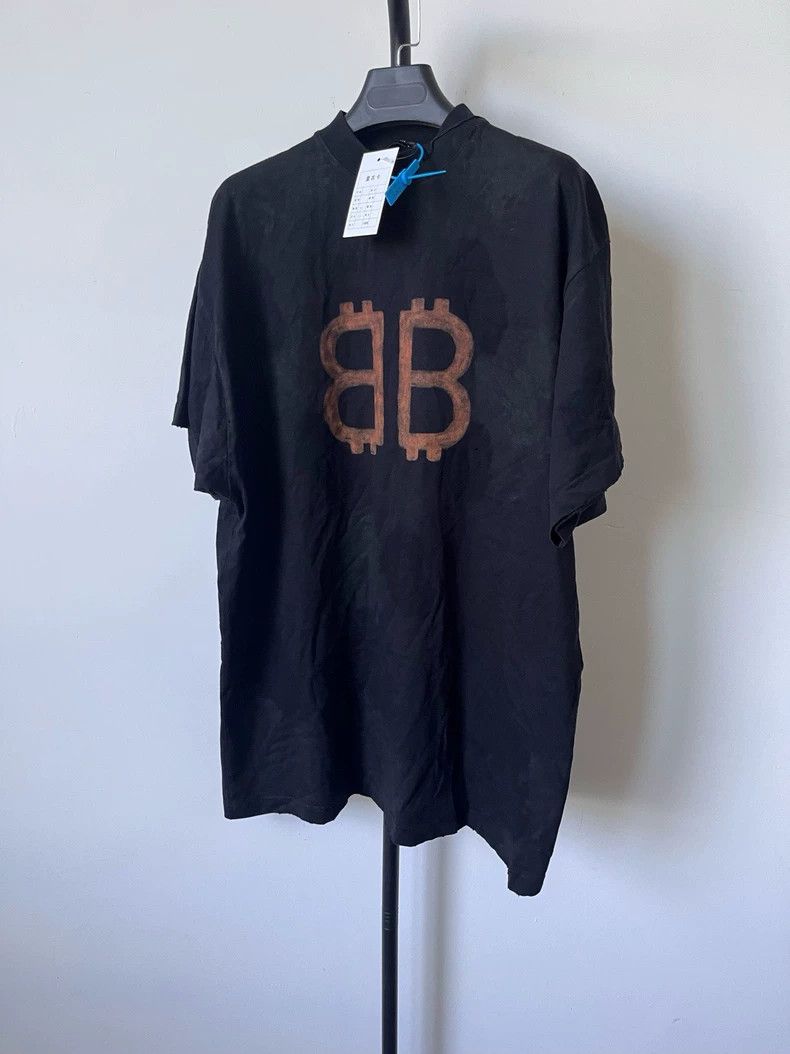 Balenciaga Balenciaga BB Logo Short Sleeve T-shirt-yf Size US M / EU 48-50 / 2 - 1 Thumbnail