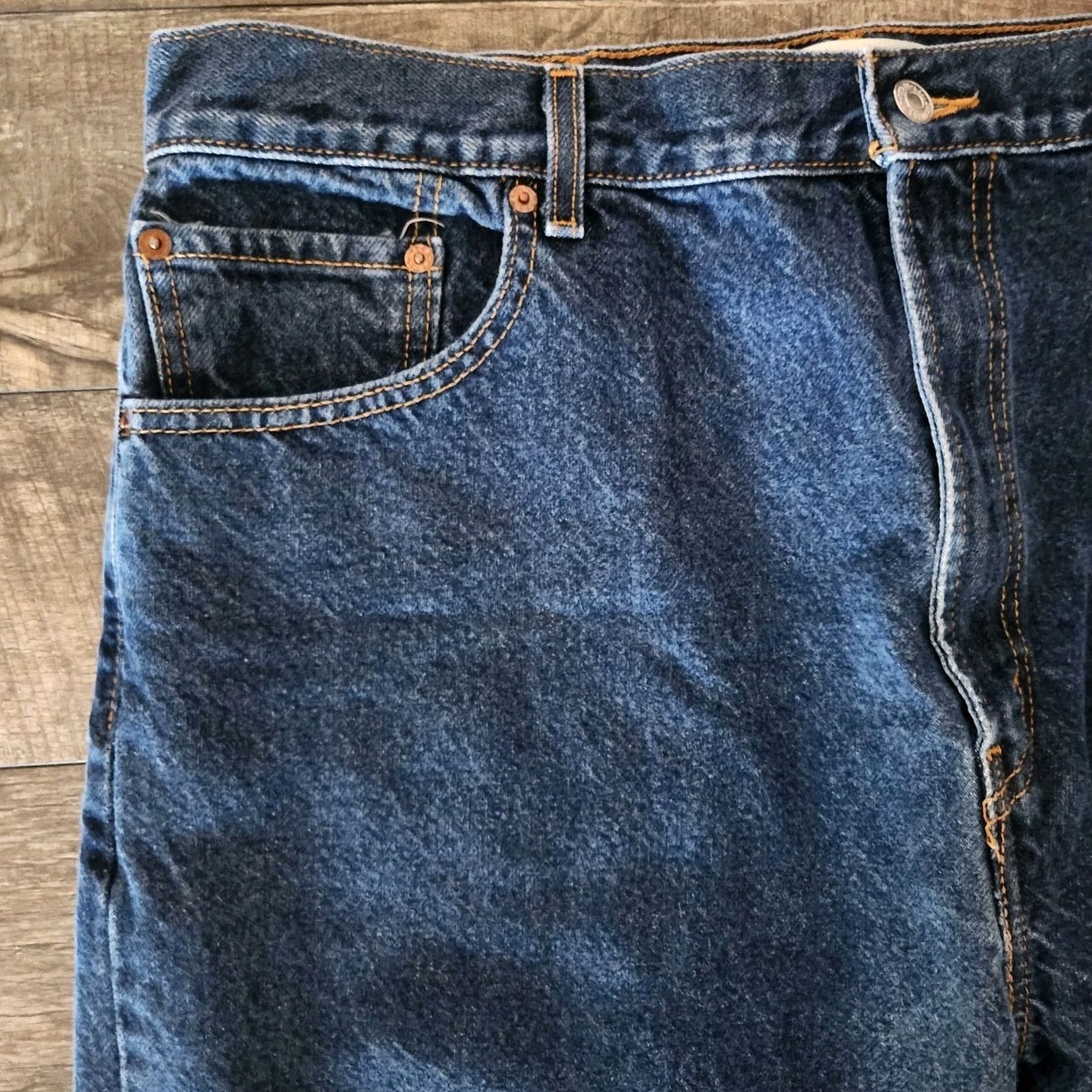 Levi's Levi's 517 Jeans Mens 40x32 Blue Bootcut Medium Wash Western Denim Cowboy Y2K Size US 40 / EU 56 - 5 Thumbnail