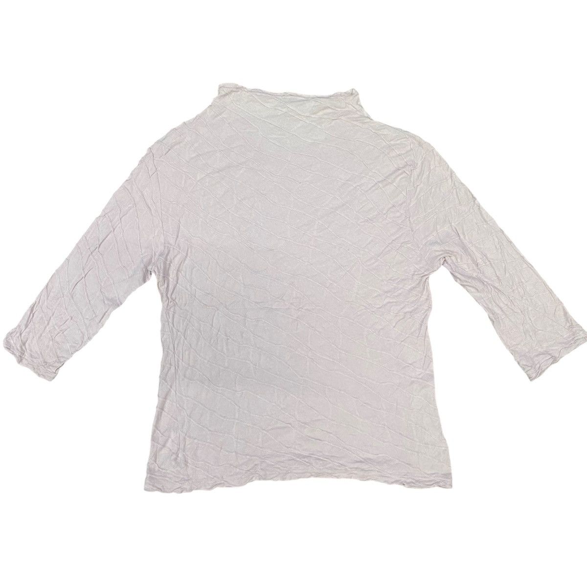 Issey Miyake Plantation Issey Miyake Top Blouse Textured Knit Size XS / US 0-2 / IT 36-38 - 2 Thumbnail