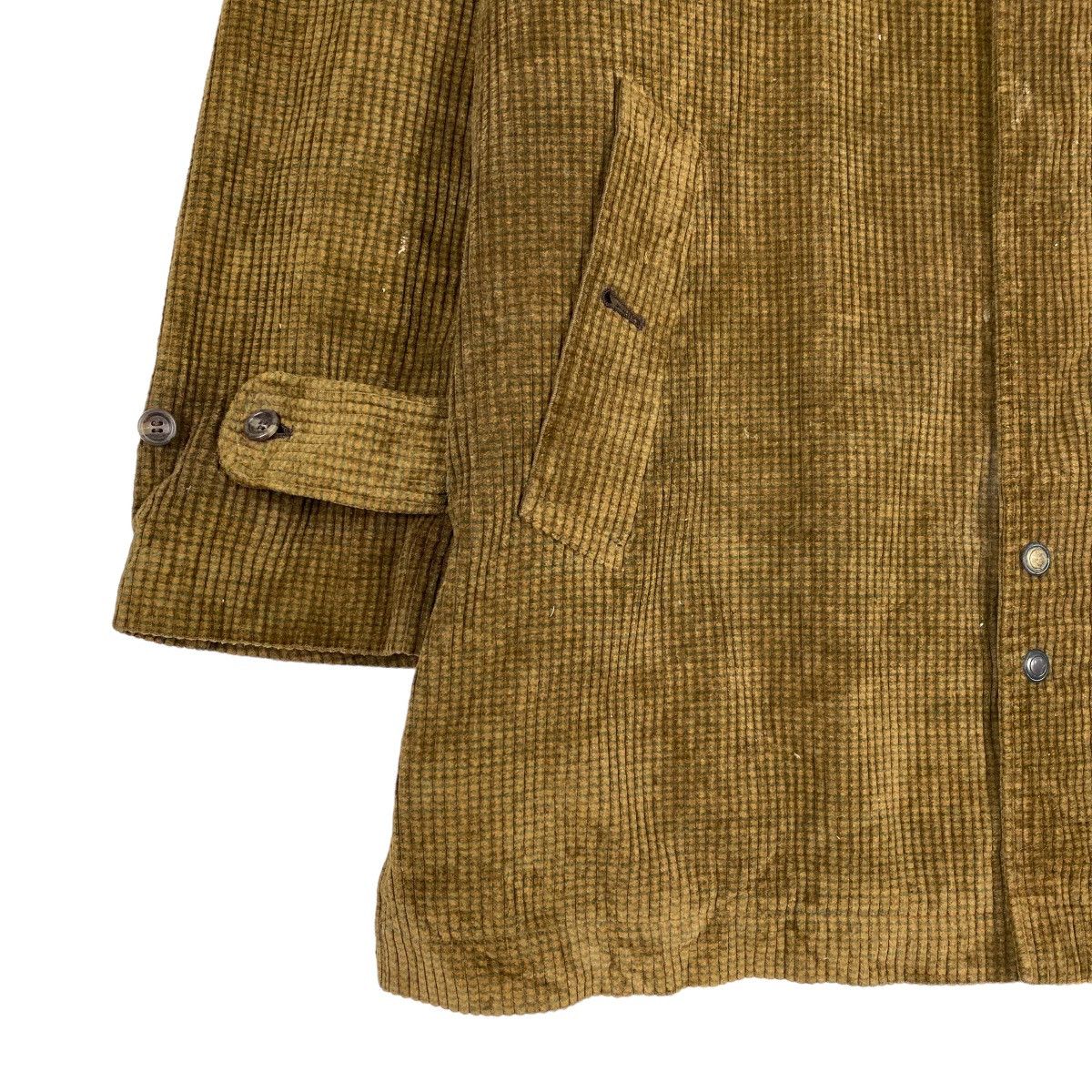 Japanese Brand Van Jac Coduroy Long Coat Inspired Yohji Yamamoto Size US L / EU 52-54 / 3 - 7 Thumbnail