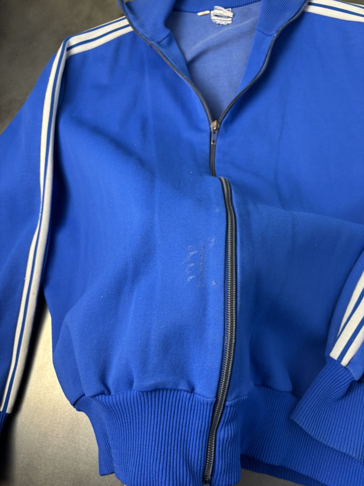 Adidas × Vintage 1960s Vintage Adidas Track Suit Jacket Georg Schwahn Rare 70 Size US M / EU 48-50 / 2 - 8 Thumbnail