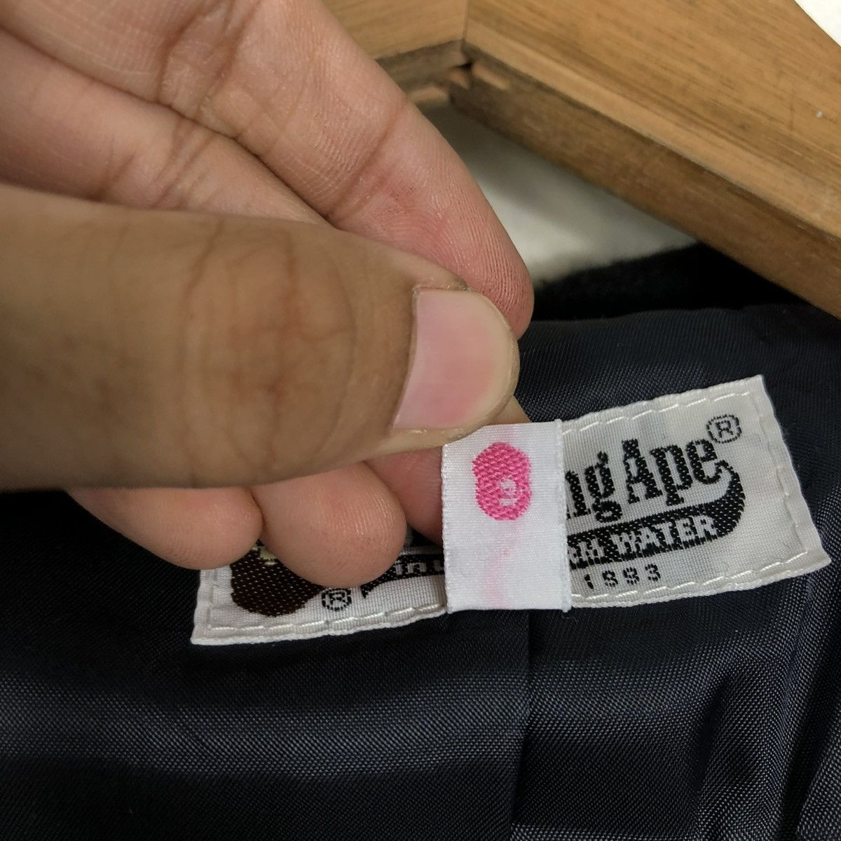 Bape 🔥VINTAGE WOOL A BATHING APE IN LUKEWARM WATER SPELL OUT Size US S / EU 44-46 / 1 - 22 Thumbnail