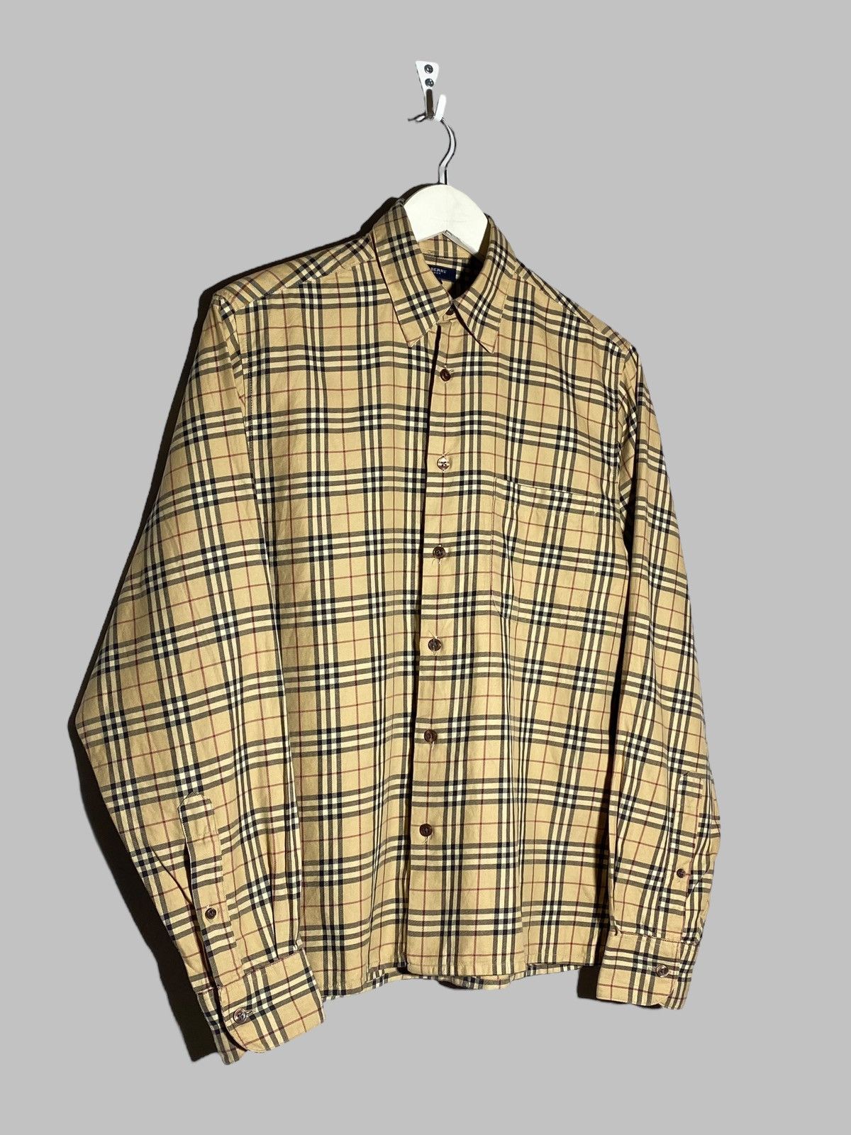 Burberry Vintage Burberry London Checked Long Sleeve Shirt Men’s Size US S / EU 44-46 / 1 - 3 Thumbnail