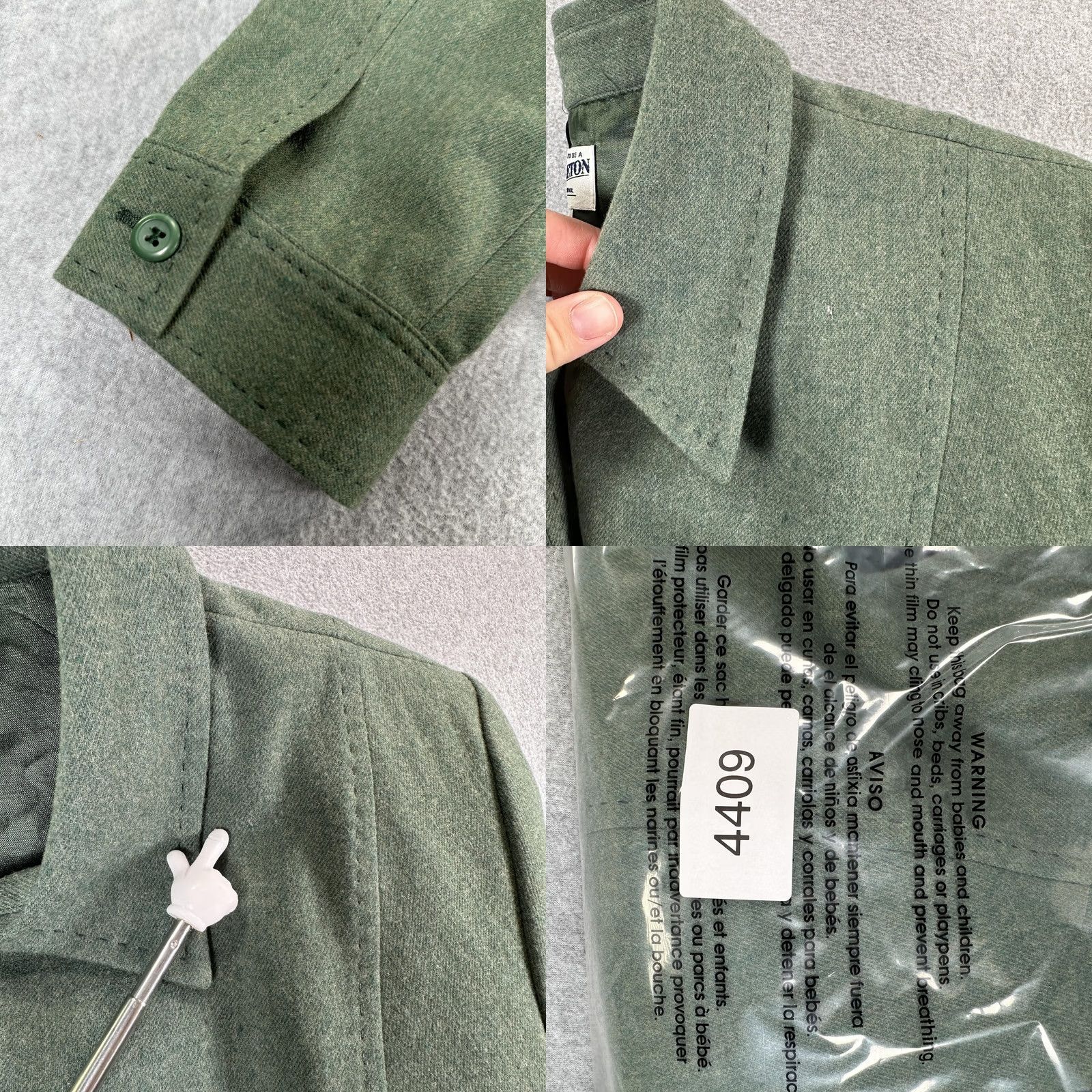 Pendleton Pendleton Blazer Jacket Womens 14W Green Wool Plus Lined Tailored Fit USA Jacket Blazer 14W Womens Green Wool Plus Lined Tailored Fit Pendleton Size XL / US 12-14 / IT 48-50 - 9 Thumbnail