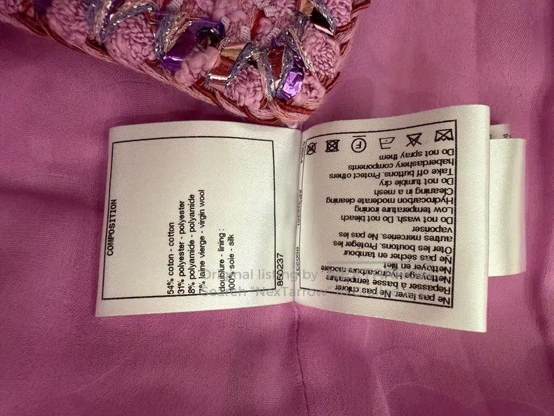 Chanel Chanel 22p popular pink purple four-pocket tweed sleeveles Size XS / US 0-2 / IT 36-38 - 6 Thumbnail