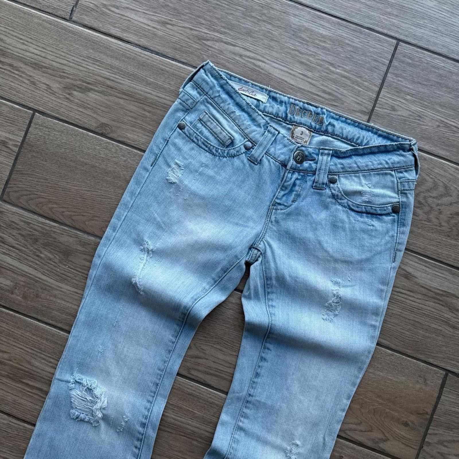 Decree Y2K Decree Boot Cut denim flared 00s jeans Size 27" / US 4 / IT 40 - 7 Thumbnail