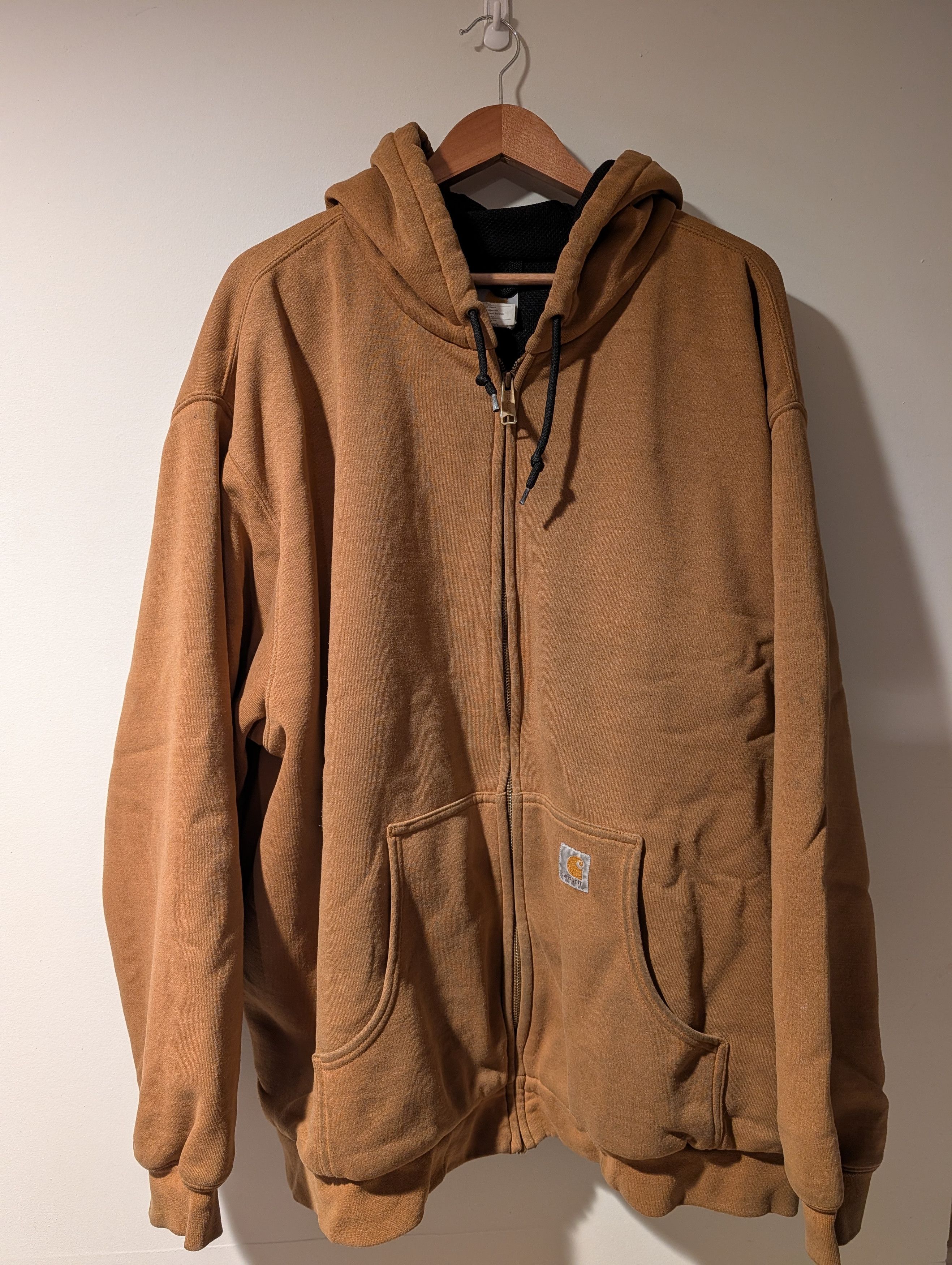 Carhartt Carhartt J149 Thermal Lined Zip Up Hoodie Workwear 3XL Size US XXL / EU 58 / 5 - 1 Thumbnail
