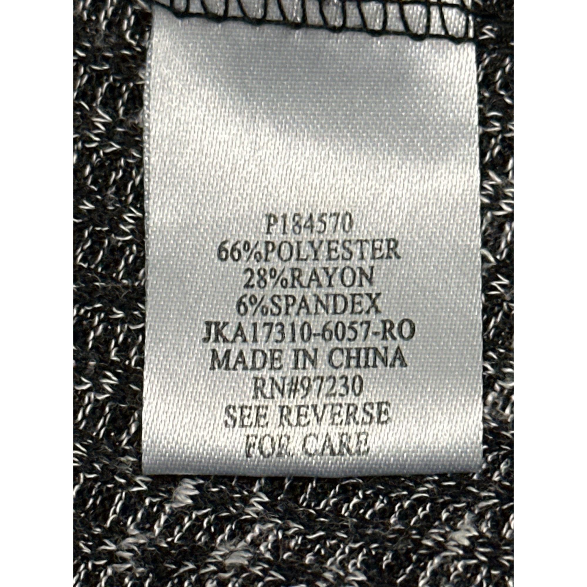 Almost Famous Almost Famous Black White Knit Strappy Front V Neck Thin Swe Size L / US 10 / IT 46 - 7 Thumbnail