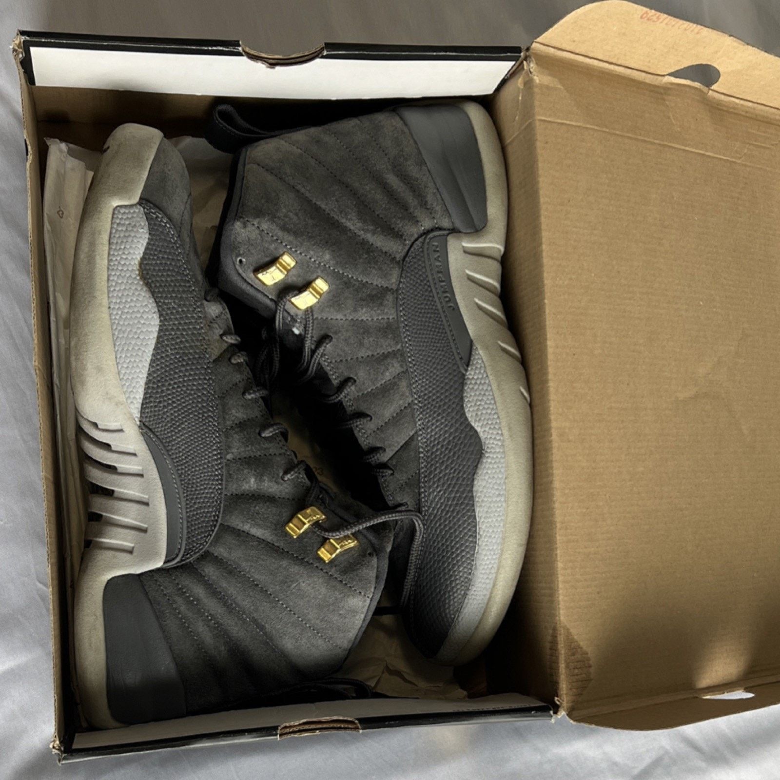 Nike Jordan Air Jordan 12 Retro Dark Grey 2017 High Top Men's Size US 12 / EU 45 - 1 Thumbnail