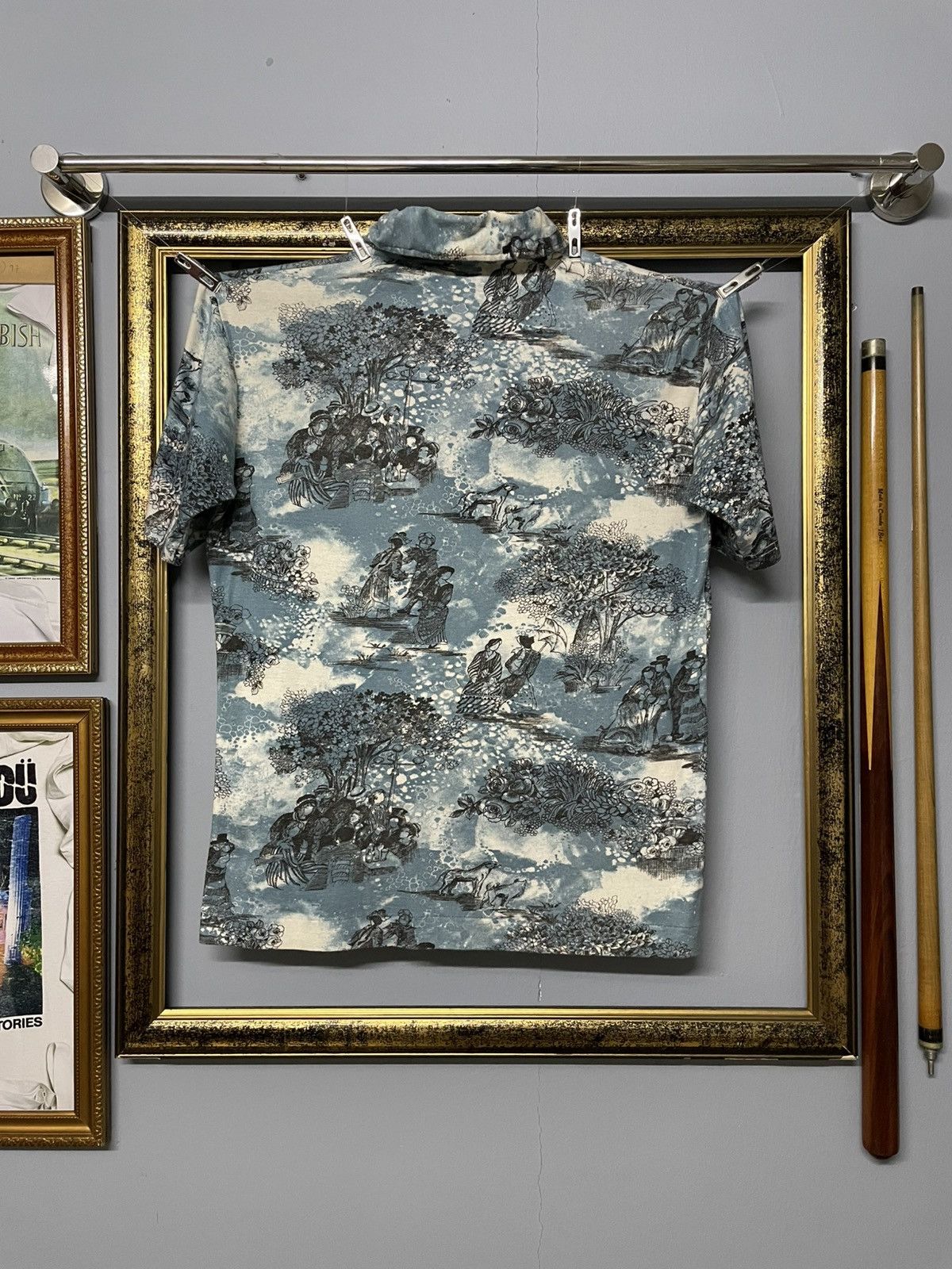 Japanese Brand Vintage 1980s Japan Traditional Art History Fullprint Tshirt Size US S / EU 44-46 / 1 - 7 Thumbnail