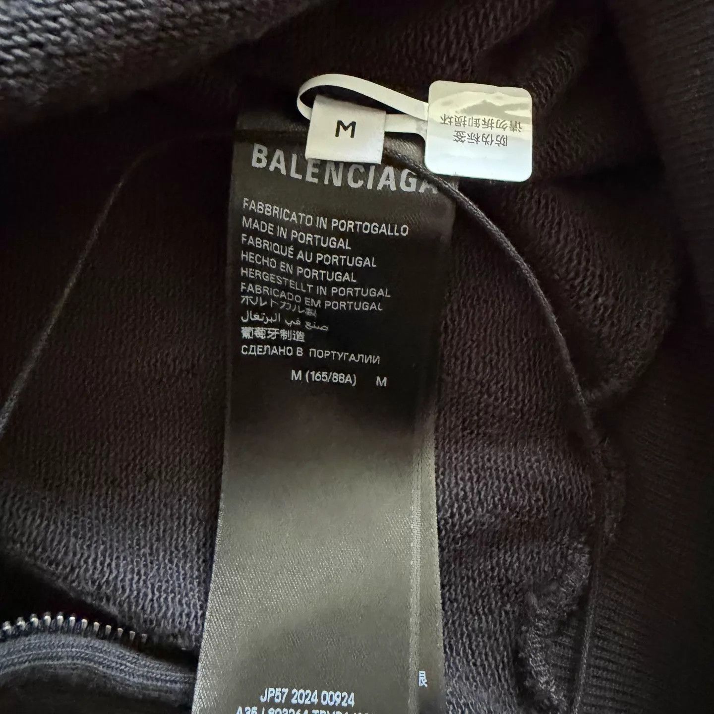 Balenciaga Balenciaga 24 Planet Earth Black Zip Hoodie M Size M / US 6-8 / IT 42-44 - 4 Thumbnail