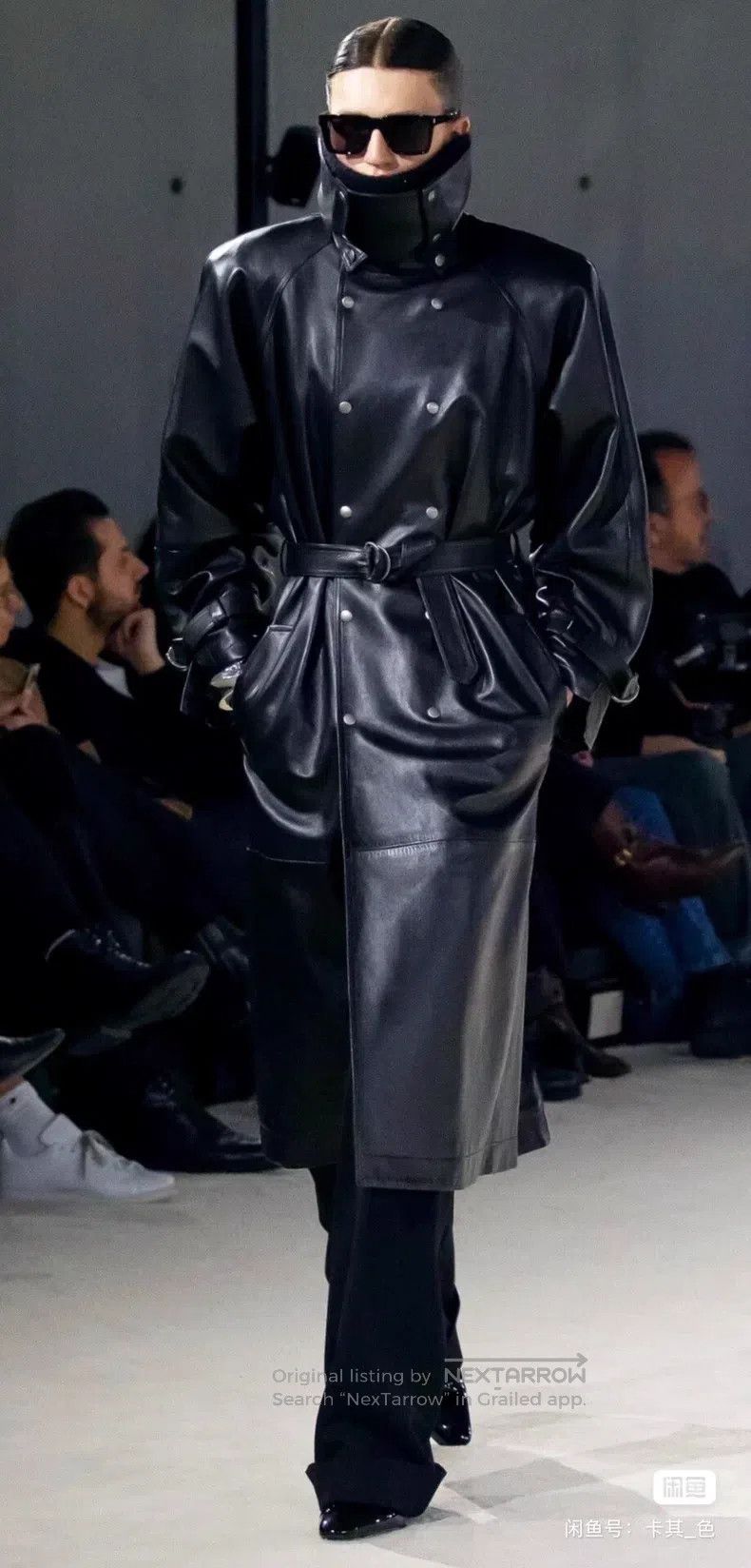 Other Saint Laurent Paris Power Sheepskin Duster Leather Jacket Size US M / EU 48-50 / 2 - 1 Thumbnail