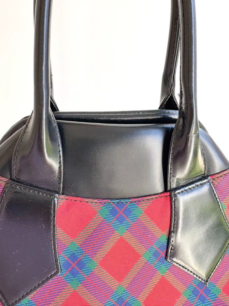 Other Vivienne Westwood size os Red checkered bowling bag handbag Size ONE SIZE - 6 Thumbnail