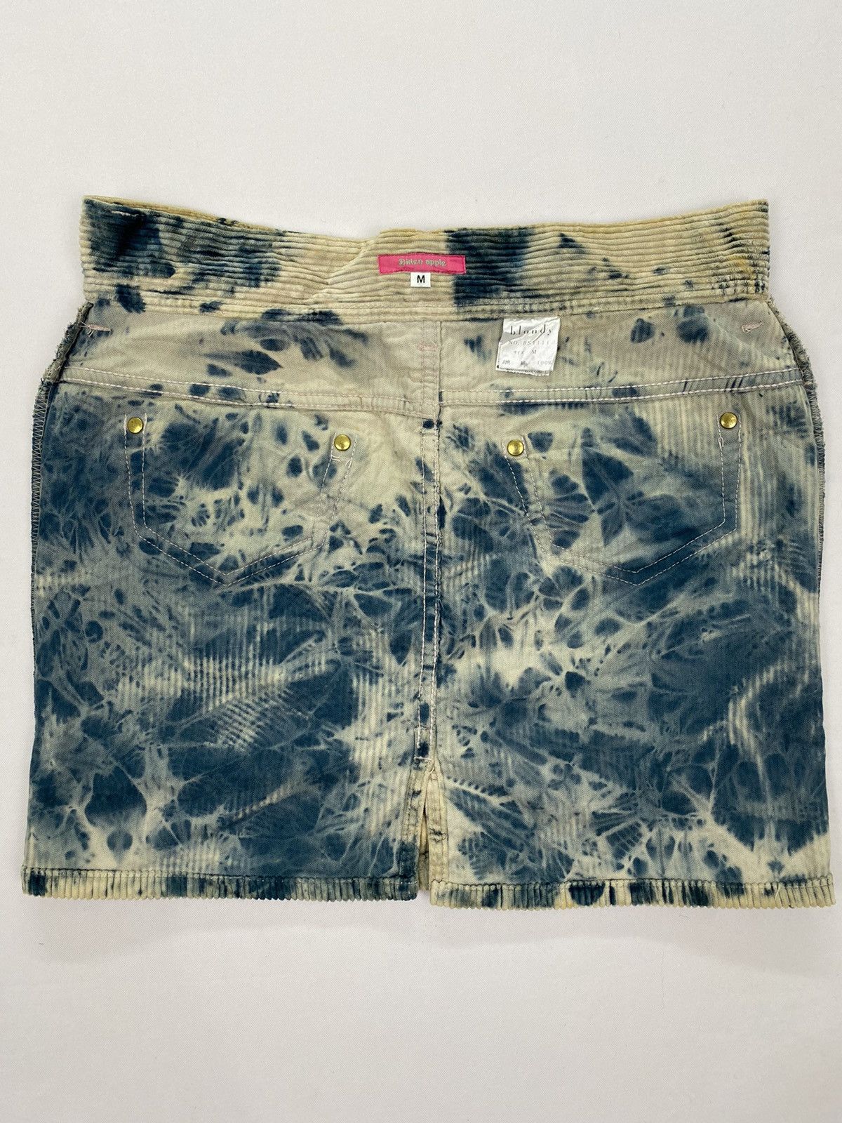 Japanese Brand Bitten Apple by Blondy Bleached Skirt Size 30" / US 8 / IT 44 - 6 Thumbnail
