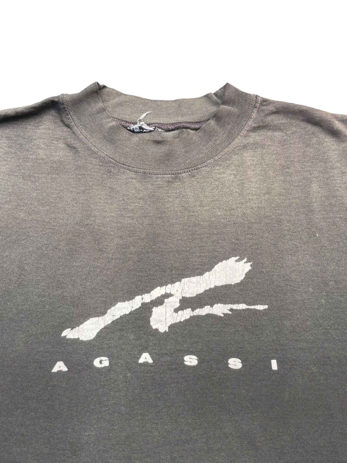 Nike × Vintage Vintage Andre Agassi x Nike Faded Tshirt Size US L / EU 52-54 / 3 - 3 Thumbnail