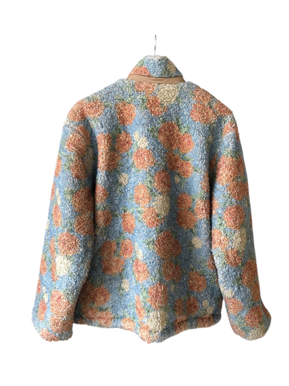 Japanese Brand Jouetie Printed Fleece Reversible Jacket Like Denim Tears Size US M / EU 48-50 / 2 - 3 Thumbnail