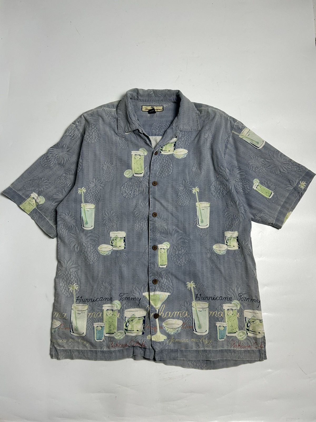 Tommy Bahama TOMMY BAHAMA SILK BUTTON UP COLLAR SHIRT Size US S / EU 44-46 / 1 - 1 Thumbnail