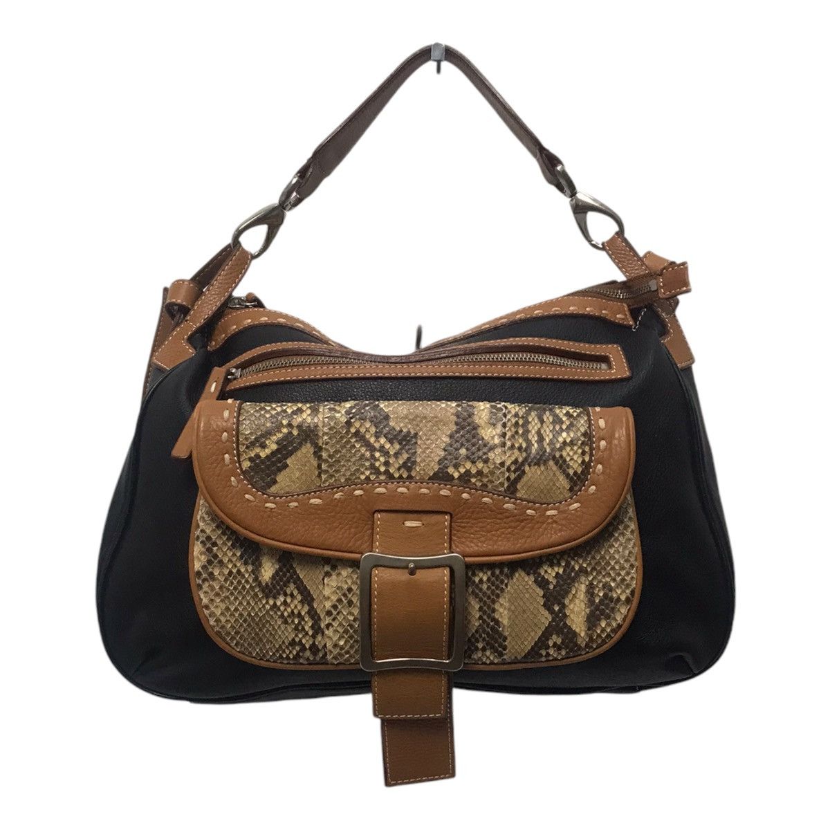 Alexander McQueen Alexander Mcqueen Pocket Snake Skin Leather Tote/Sling Bag Size ONE SIZE - 5 Thumbnail
