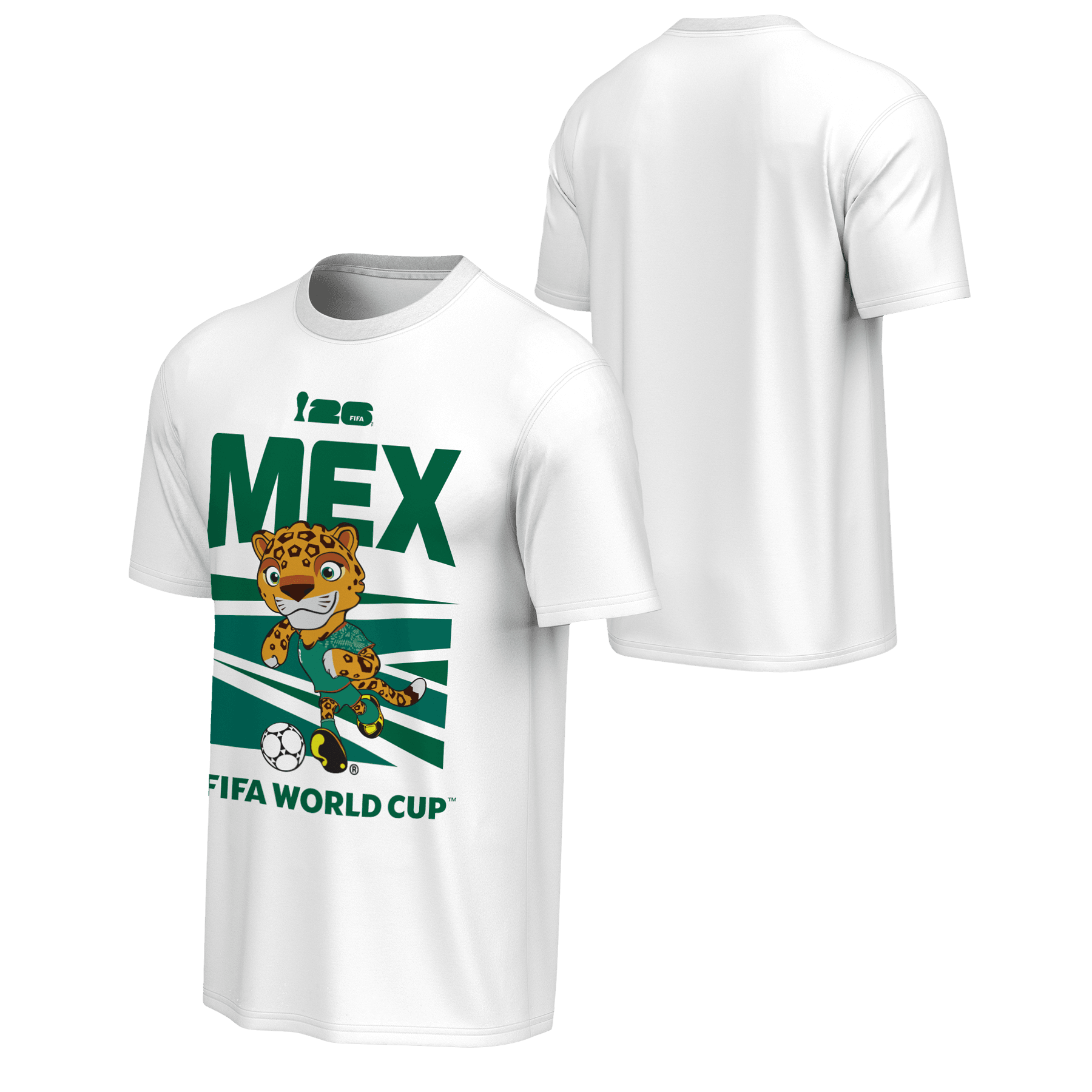 Other Mexico Mascot White T-Shirt – Unisex Size US M / EU 48-50 / 2 - 4 Thumbnail