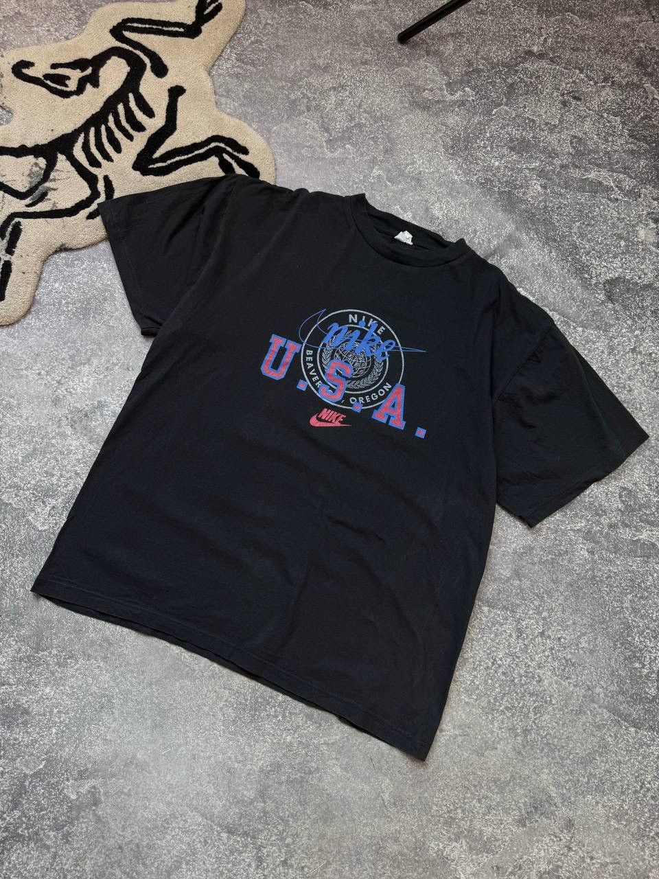 Vintage Vintage Nike big logo USA tee shirt Size US XL / EU 56 / 4 - 1 Thumbnail