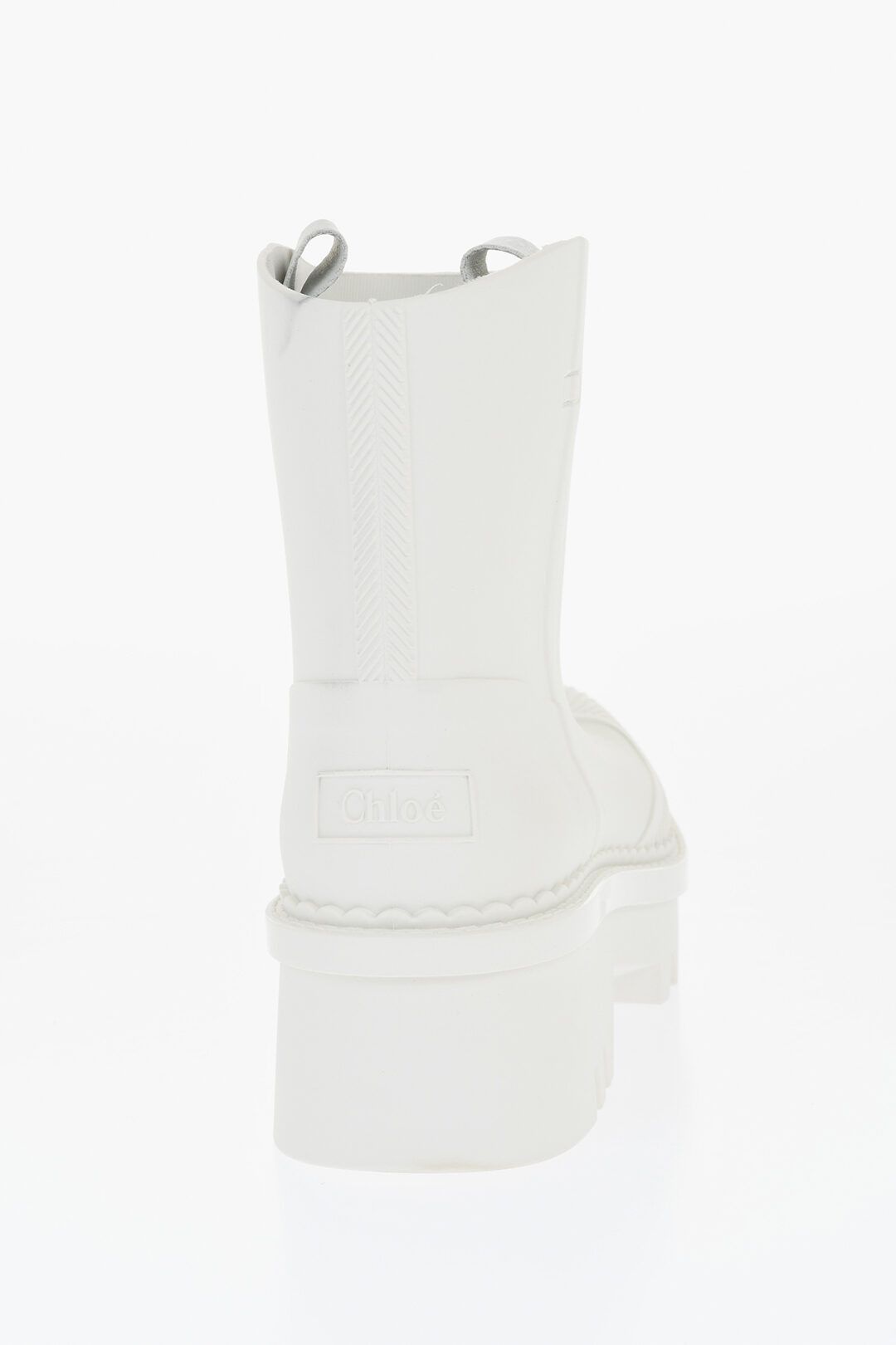 Chloe og1mm1125 Rubber Boots in White Size US 5 / IT 35 - 3 Thumbnail