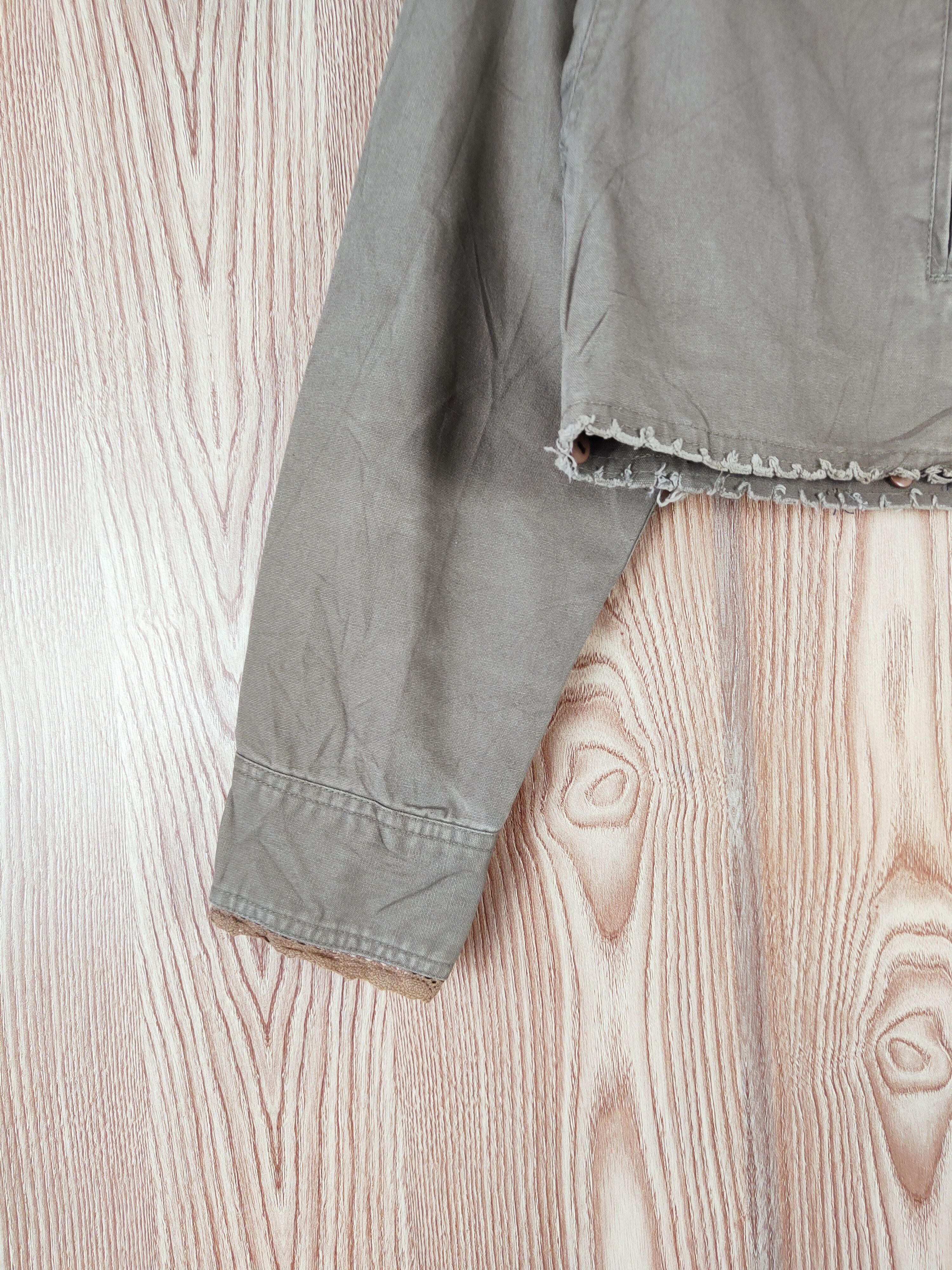 Vintage Retro Girl Olive Cropped Jackets Size M / US 6-8 / IT 42-44 - 4 Thumbnail