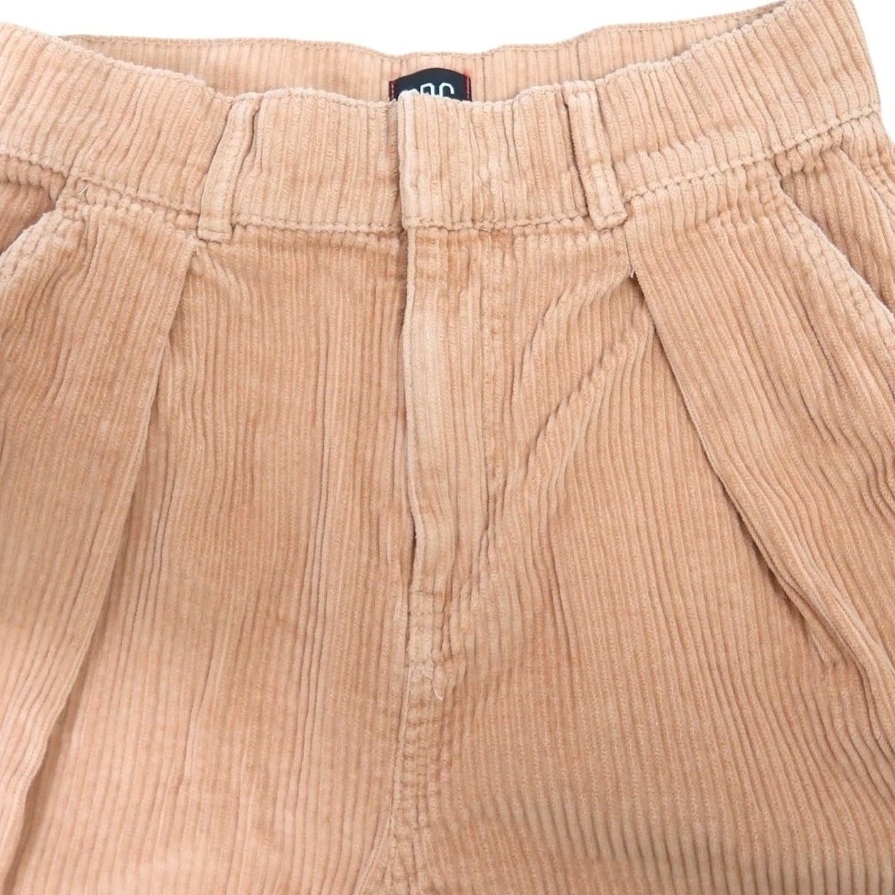 Bdg VINTAGE BDG Urban Outfitters orange-tan corduroy high rise pleat front pants 4 Womens Pants Size 27" / US 4 / IT 40 - 2 Thumbnail