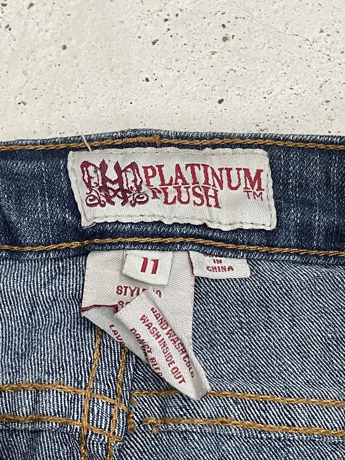Designer × Hysteric Glamour × Japanese Brand Platinum Plush Japanese Designer Style Flare Denim Size 31" - 12 Thumbnail